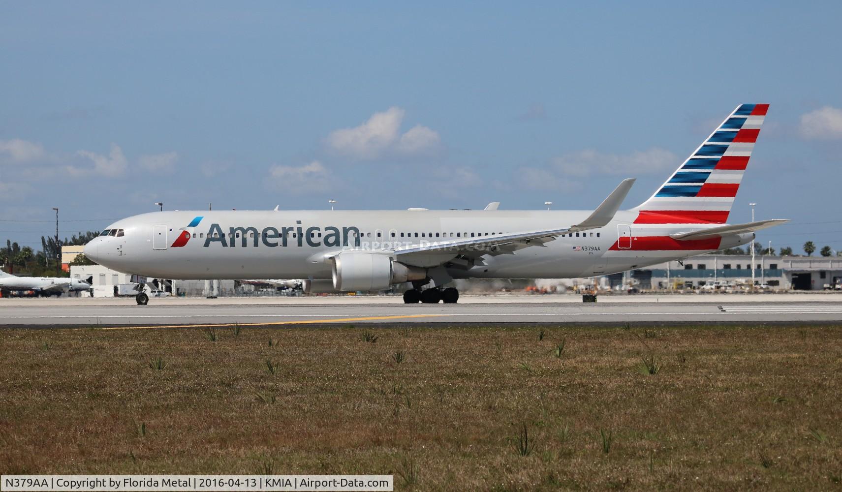 N379AA, 1993 Boeing 767-323/ER C/N 25448, AAL 763 nc zx MIA-CUN