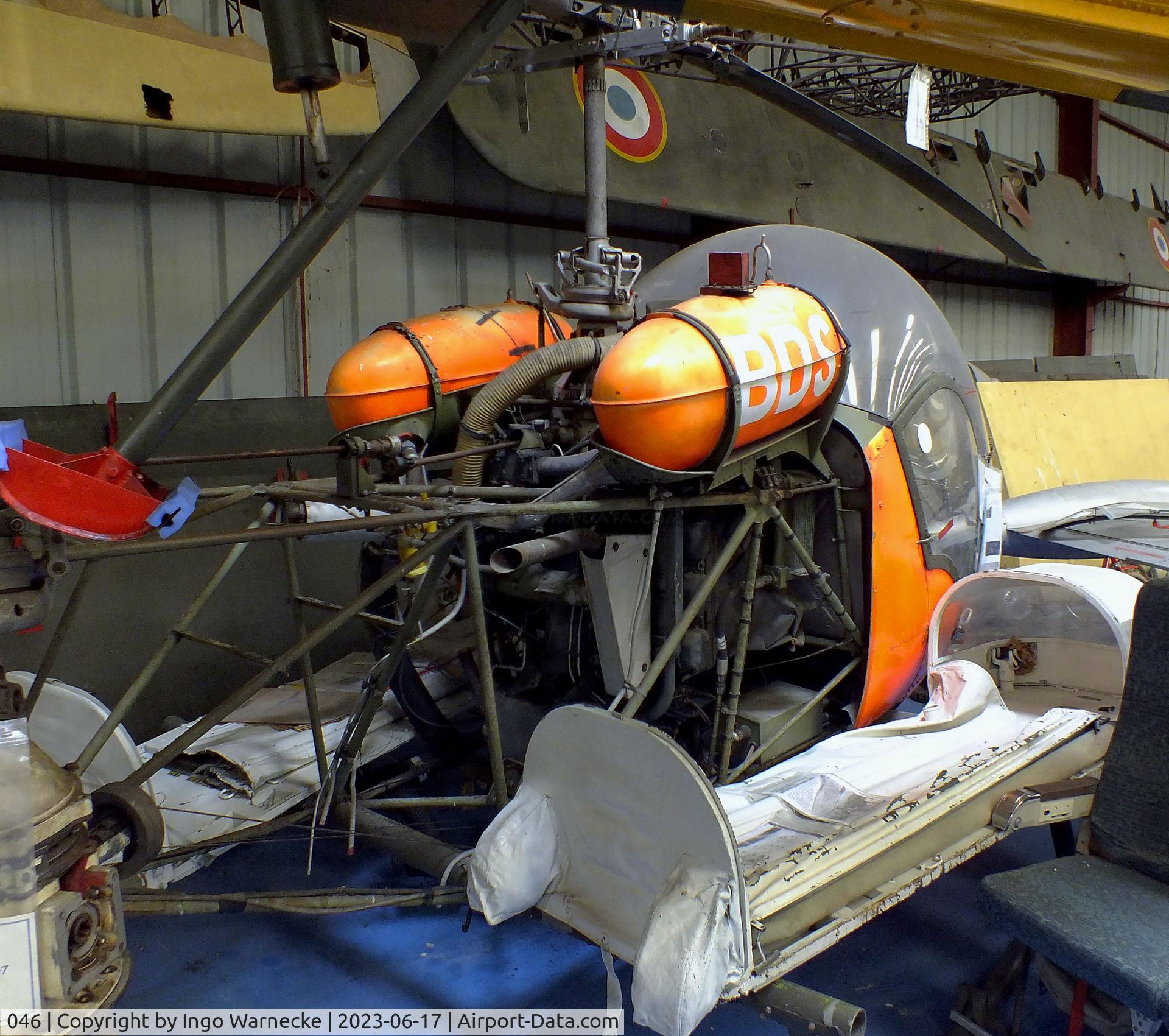 046, Agusta AB-47G-2 C/N 046, Agusta (Bell) AB-47G-2 at the Musee de l'Epopee de l'Industrie et de l'Aeronautique, Albert