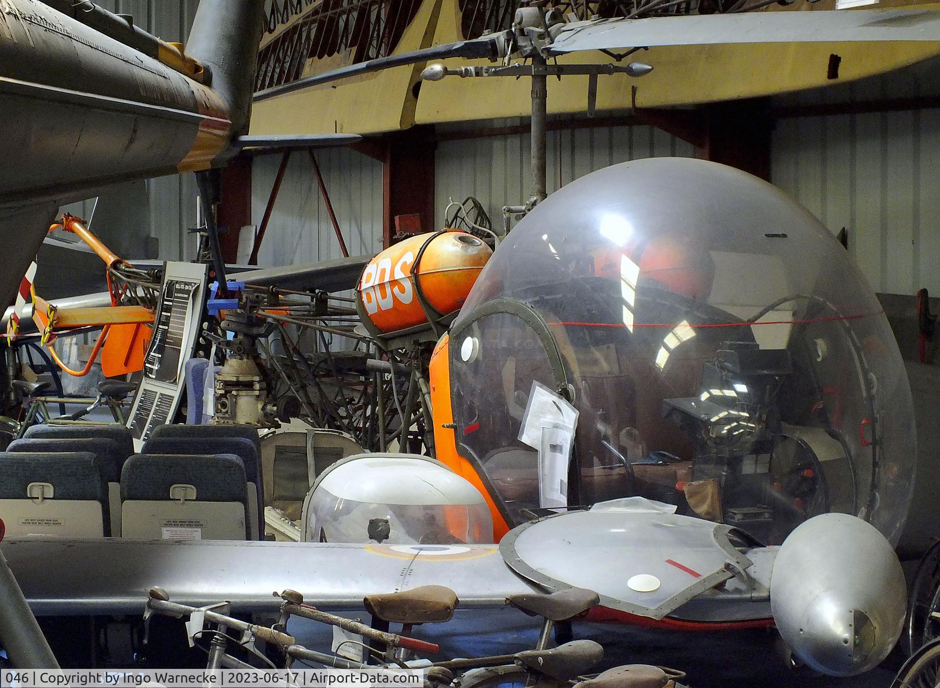 046, Agusta AB-47G-2 C/N 046, Agusta (Bell) AB-47G-2 at the Musee de l'Epopee de l'Industrie et de l'Aeronautique, Albert