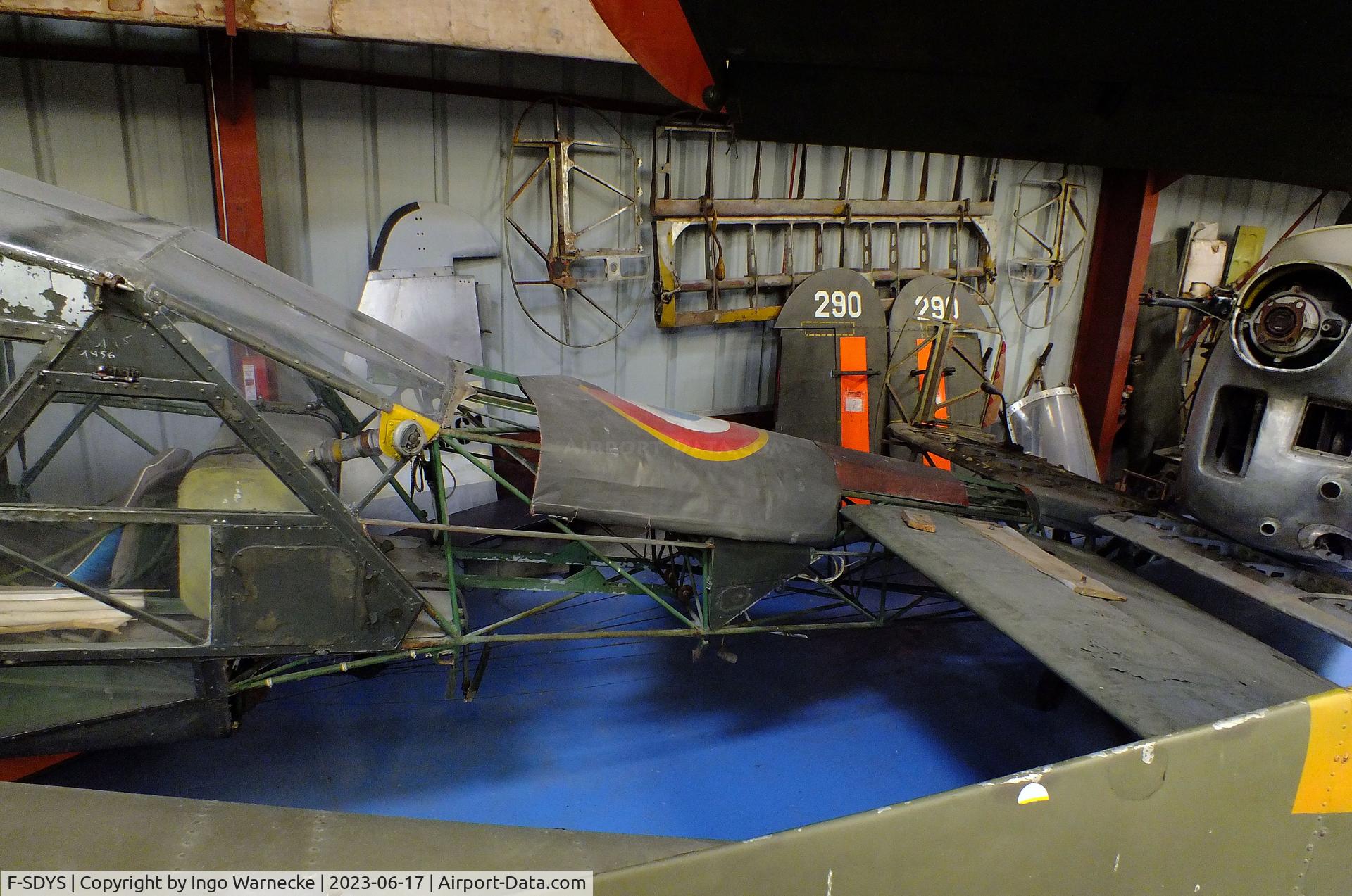 F-SDYS, Nord NC-856A Norvigie C/N 108, Nord NC.856A Norvigie (wings dismounted, awaiting restoration) at the Musee de l'Epopee de l'Industrie et de l'Aeronautique, Albert