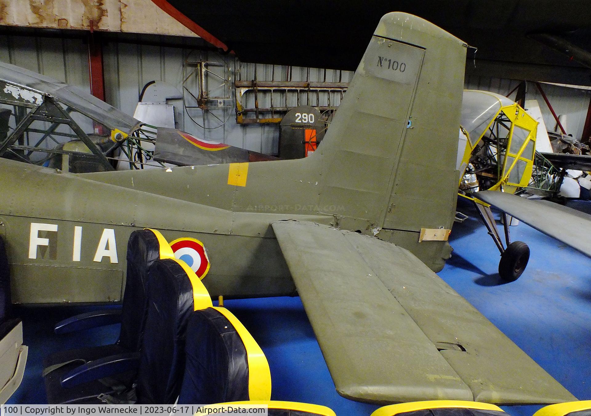 100, Nord 3400 Norbarbe C/N 100, Nord N.3400 Norbarbe (wings dismounted) at the Musee de l'Epopee de l'Industrie et de l'Aeronautique, Albert