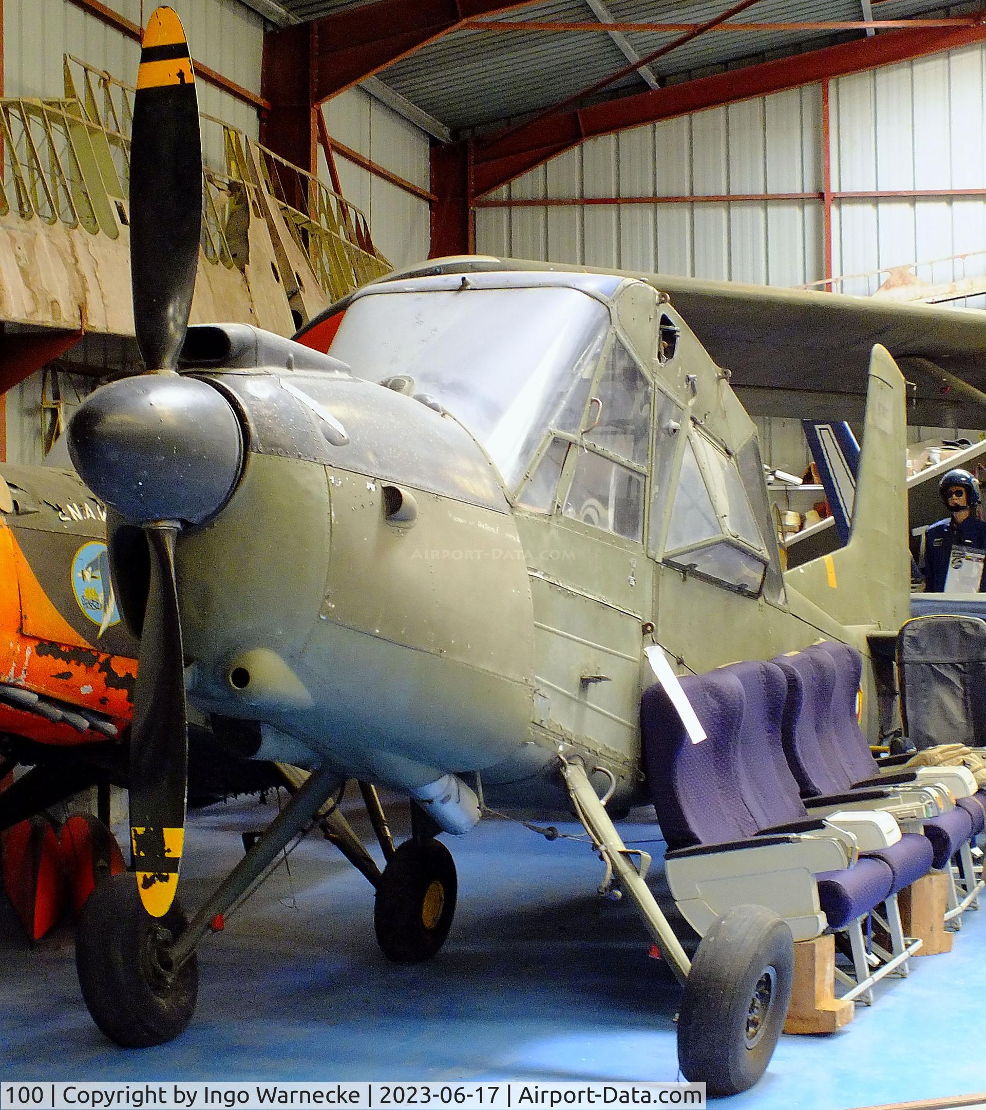100, Nord 3400 Norbarbe C/N 100, Nord N.3400 Norbarbe (wings dismounted) at the Musee de l'Epopee de l'Industrie et de l'Aeronautique, Albert