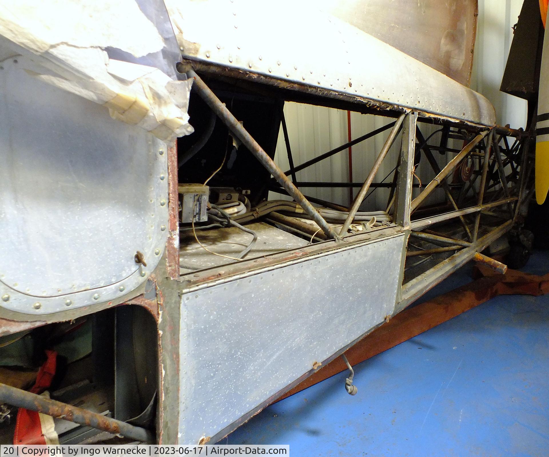 20, 1954 Nord 2501 Noratlas C/N 20, Nord N.3400 Norbarbe (wings dismounted, awaiting restoration) at the Musee de l'Epopee de l'Industrie et de l'Aeronautique, Albert