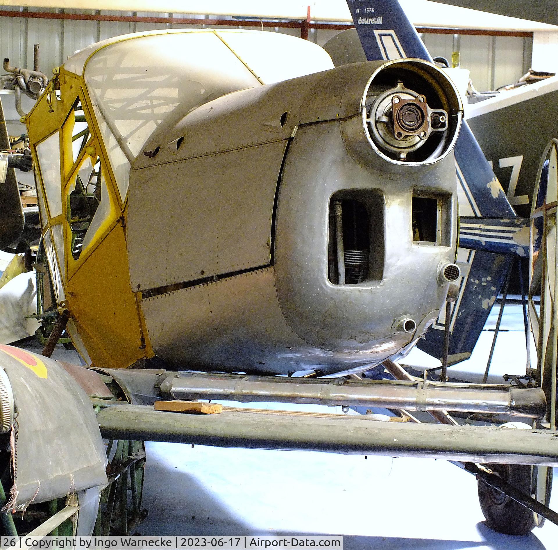 26, Nord NC-856A Norvigie C/N 26, Nord NC.856A Norvigie (wings dismounted, beeing restored) at the Musee de l'Epopee de l'Industrie et de l'Aeronautique, Albert