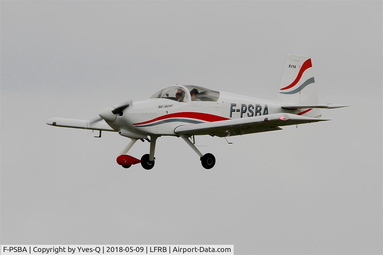 F-PSBA, 2013 Van's RV-9A C/N 91437, Van's Aircraft RV9A, On final rwy 25L, Brest-Bretagne Airport (LFRB-BES)
