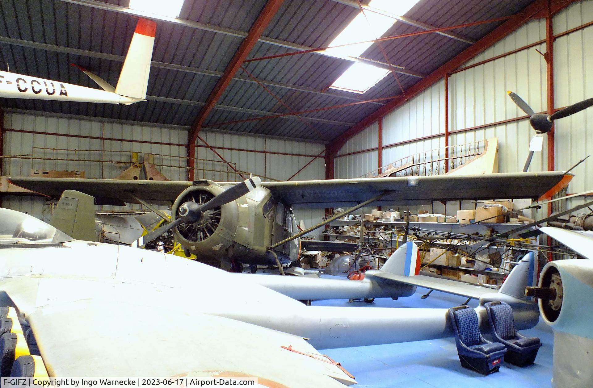 F-GIFZ, Max Holste MH-1521M Broussard C/N 274, Max Holste MH.1521M Broussard at the Musee de l'Epopee de l'Industrie et de l'Aeronautique, Albert
