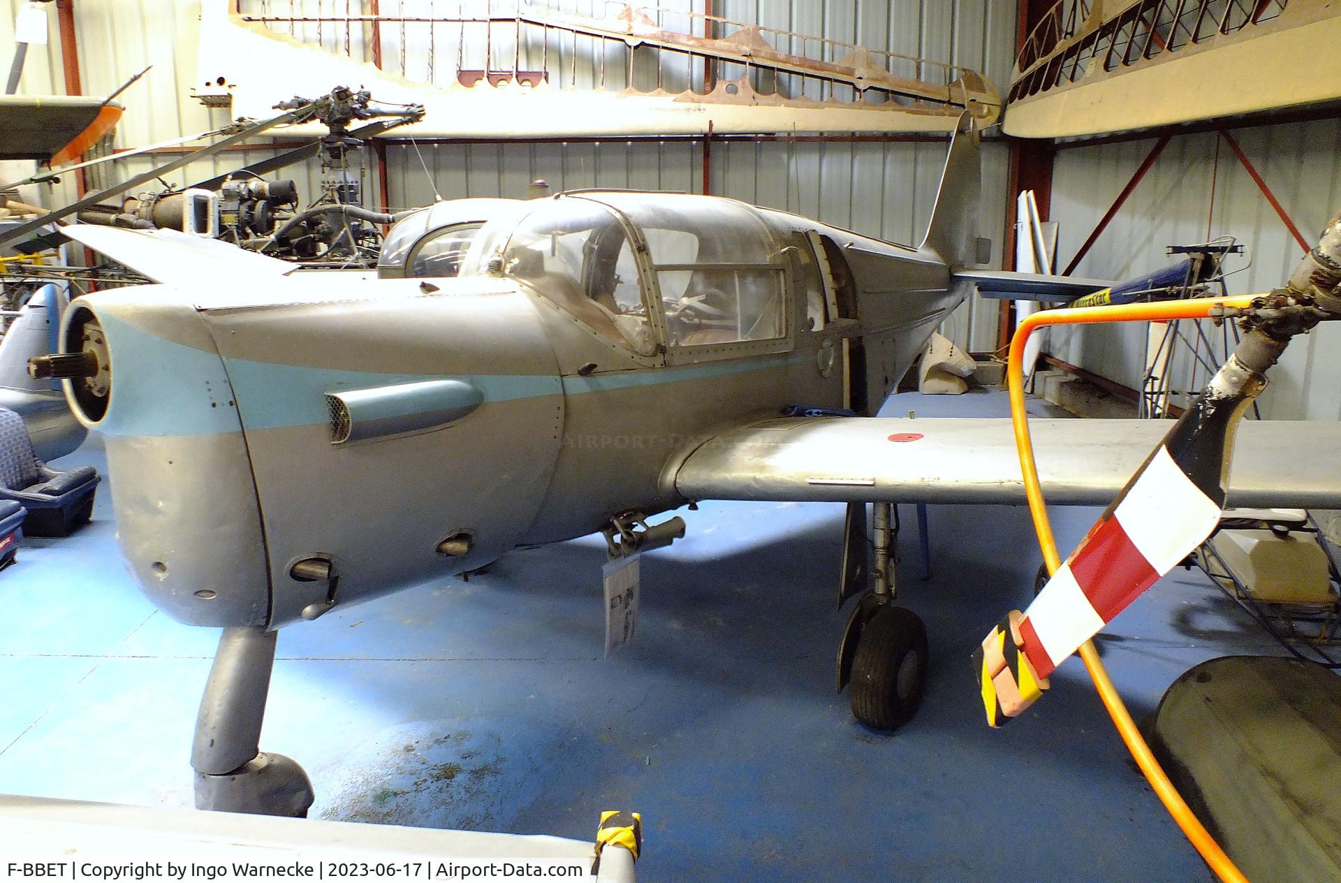 F-BBET, Nord 1203 Norecrin VI C/N 334, Nord N.1203 Norecrin VI (minus prop) at the Musee de l'Epopee de l'Industrie et de l'Aeronautique, Albert