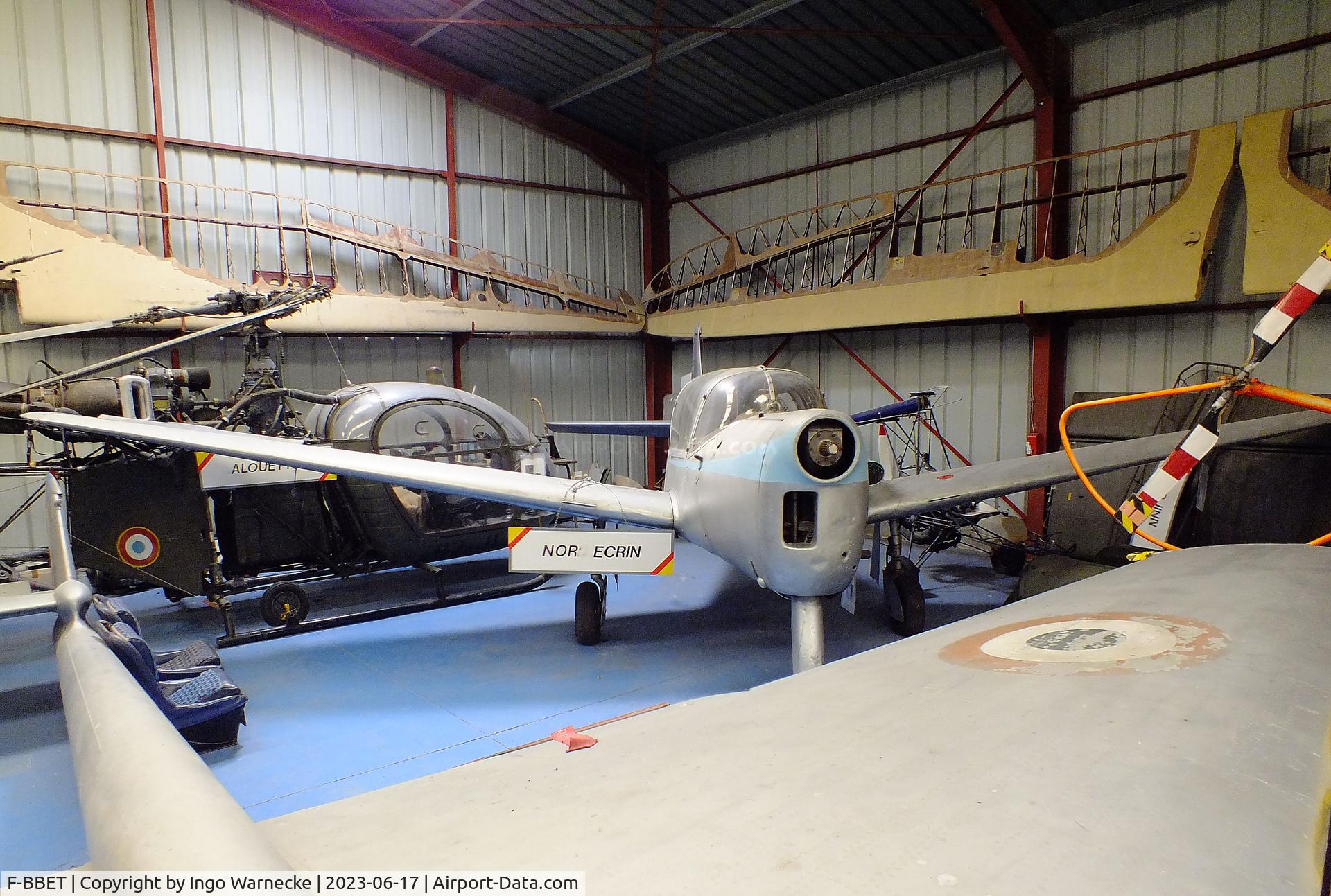 F-BBET, Nord 1203 Norecrin VI C/N 334, Nord N.1203 Norecrin VI (minus prop) at the Musee de l'Epopee de l'Industrie et de l'Aeronautique, Albert