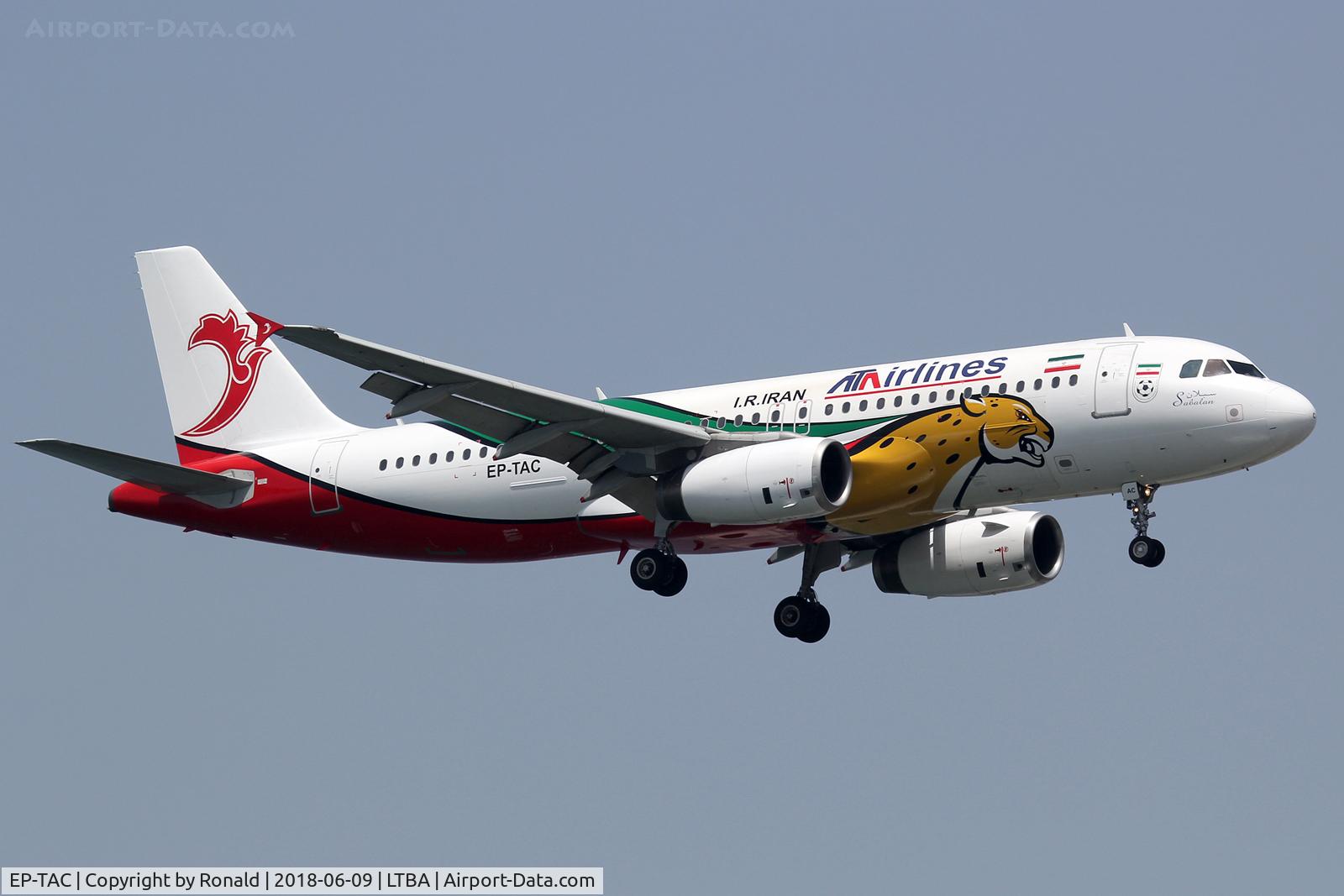 EP-TAC, 1993 Airbus A320-231 C/N 405, at ist