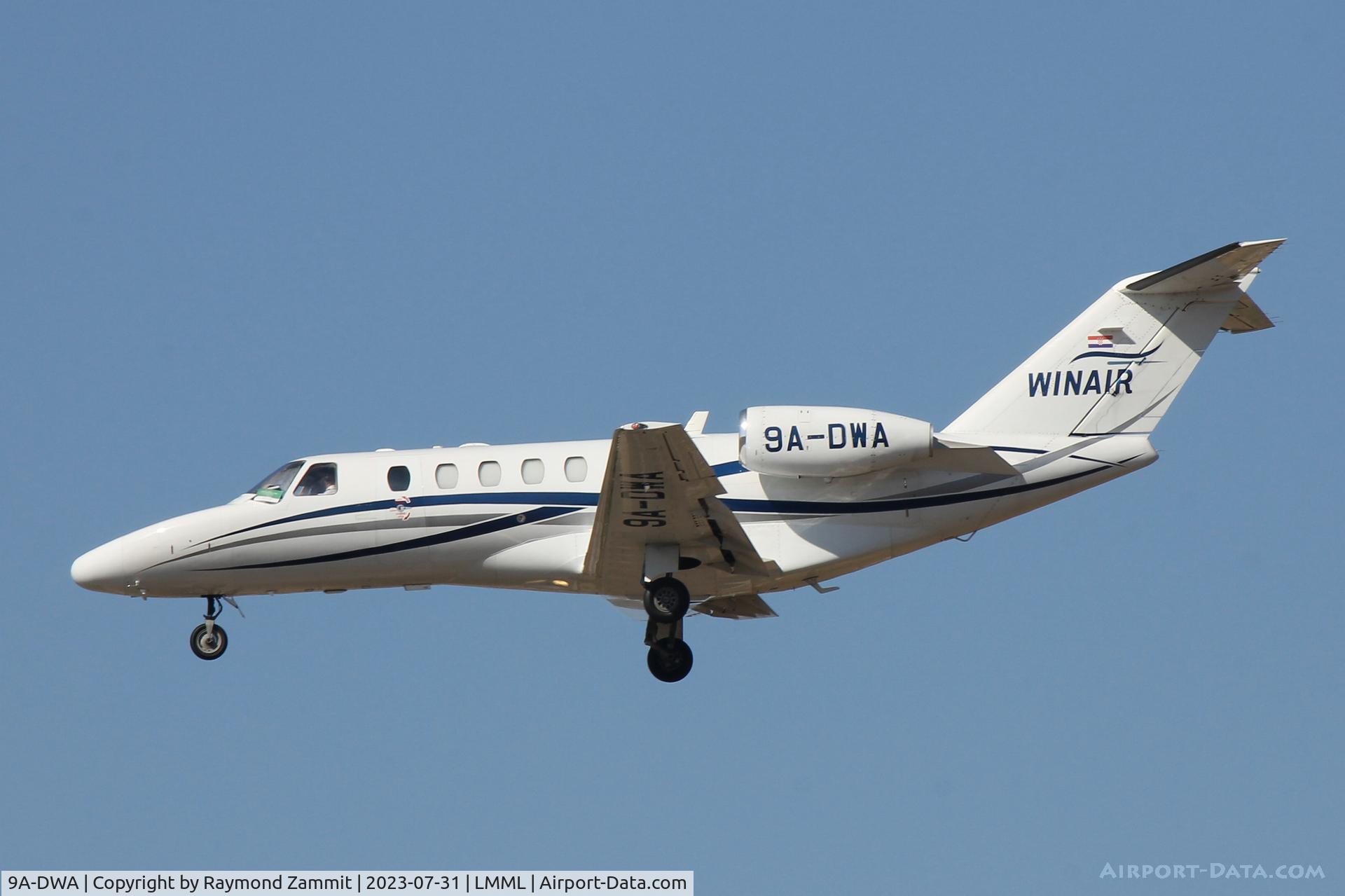 9A-DWA, 2008 Cessna 525A CitationJet CJ2+ C/N 525A-0412, Cessna 525A CitationJet CJ2+ 9A-DWA Winair