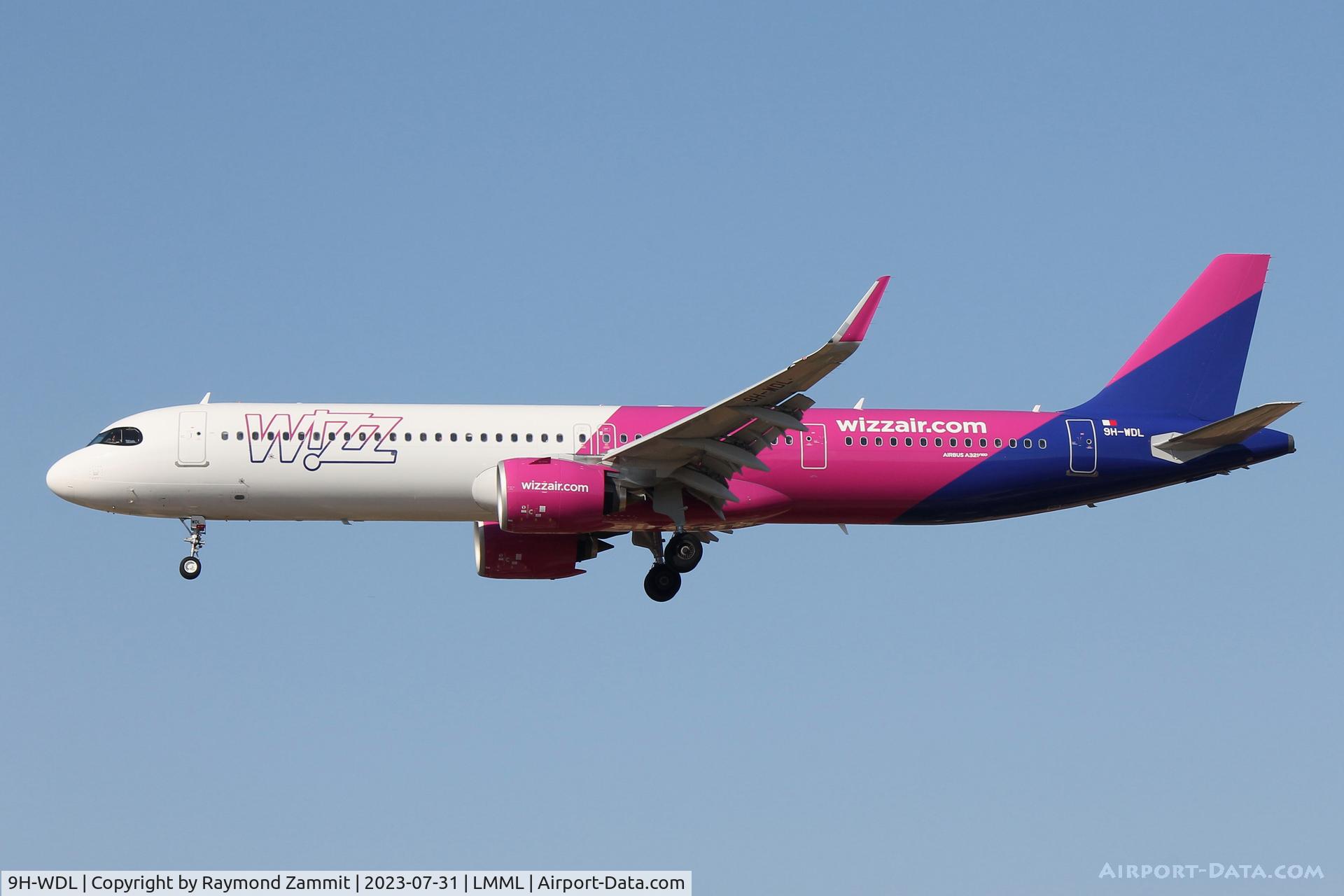 9H-WDL, Airbus A321-271NX C/N 11477, Airbus 321NX 9H-WDL WizzAir Malta