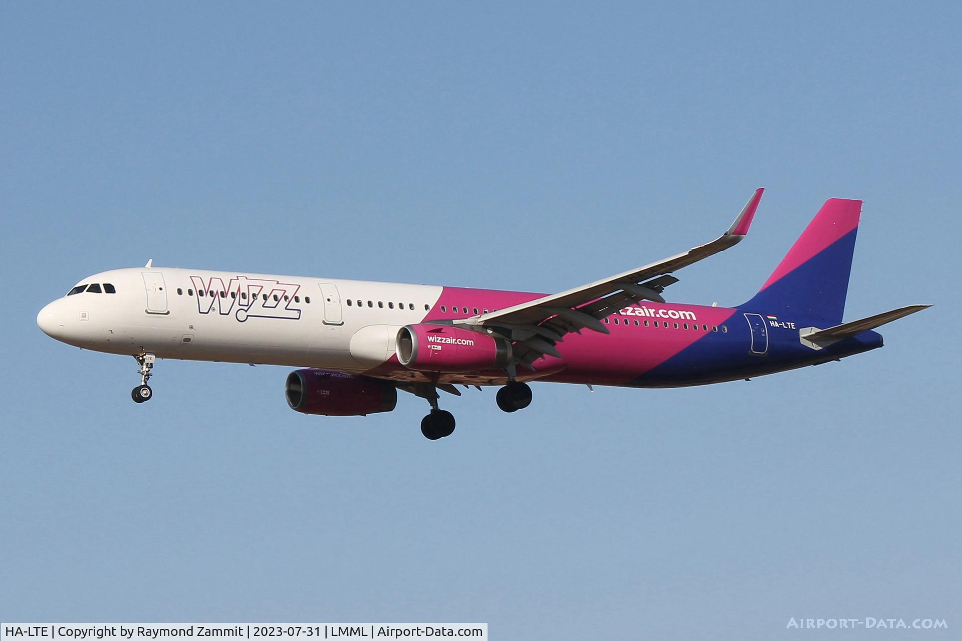 HA-LTE, 2018 Airbus A321-231 C/N 8325, A321 HA-LTE Wizzair