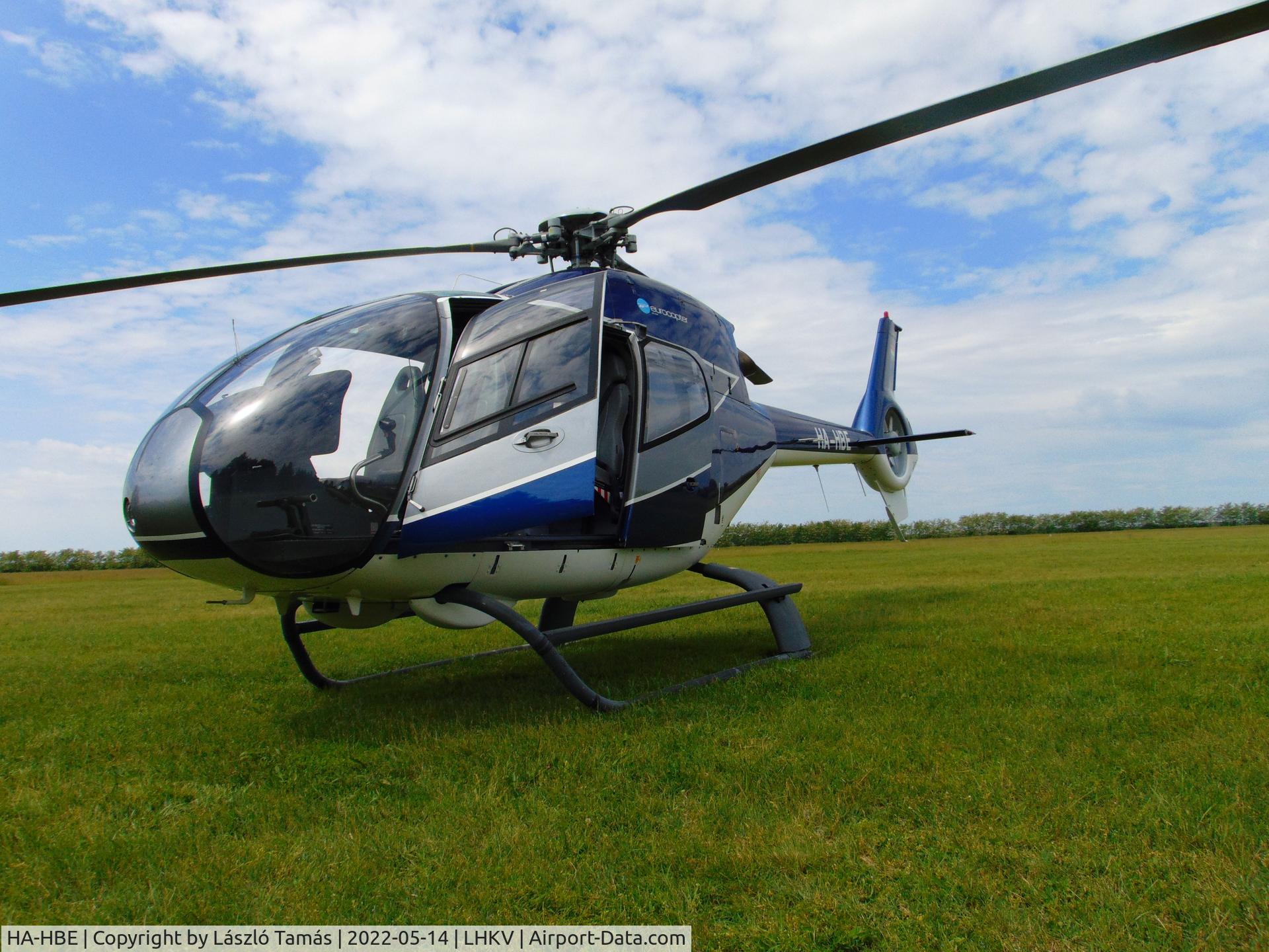 HA-HBE, 2000 Eurocopter EC-120B Colibri C/N 1158, EC-120B at Kaposújak airfield