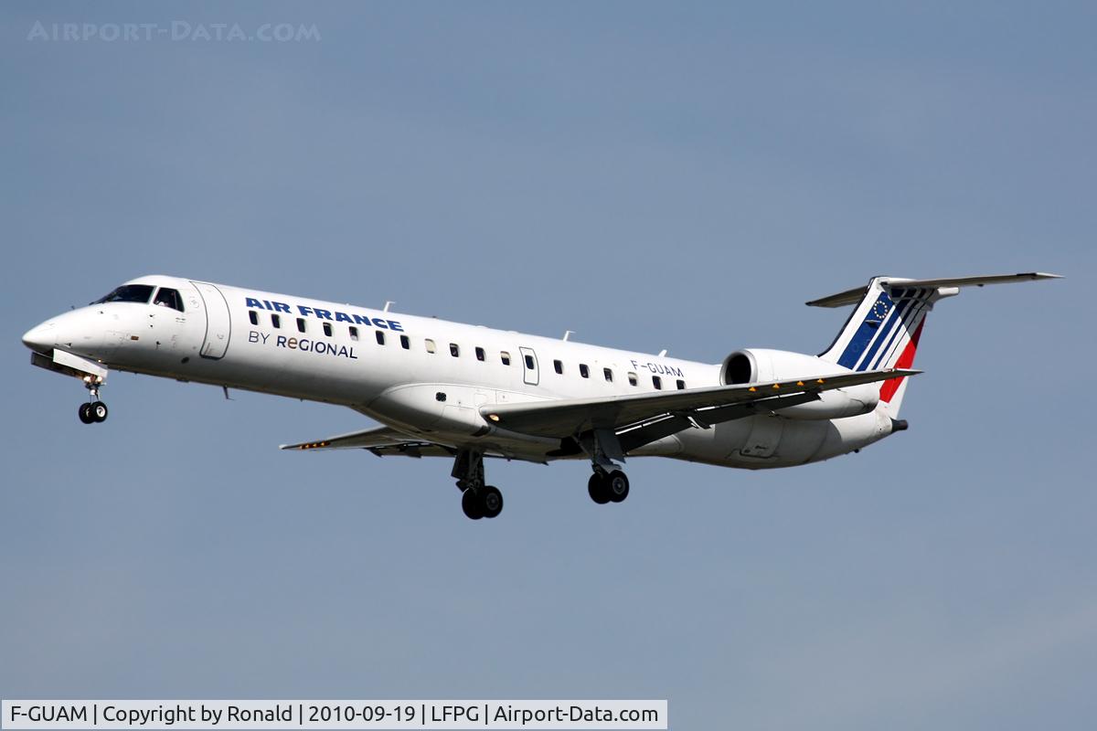 F-GUAM, 2000 Embraer ERJ-145LR (EMB-145LR) C/N 145266, at cdg