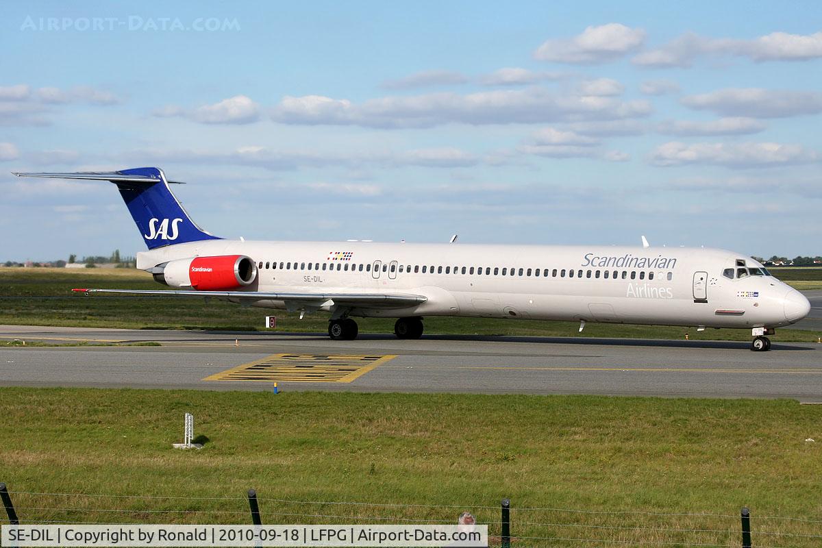 SE-DIL, 1989 McDonnell Douglas MD-82 (DC-9-82) C/N 49913, at cdg