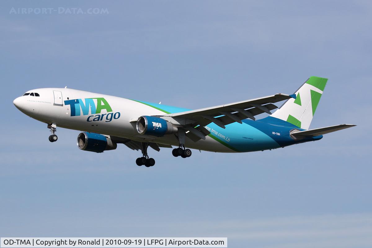 OD-TMA, 2006 Airbus A300F4-622R(F) C/N 0872, at cdg