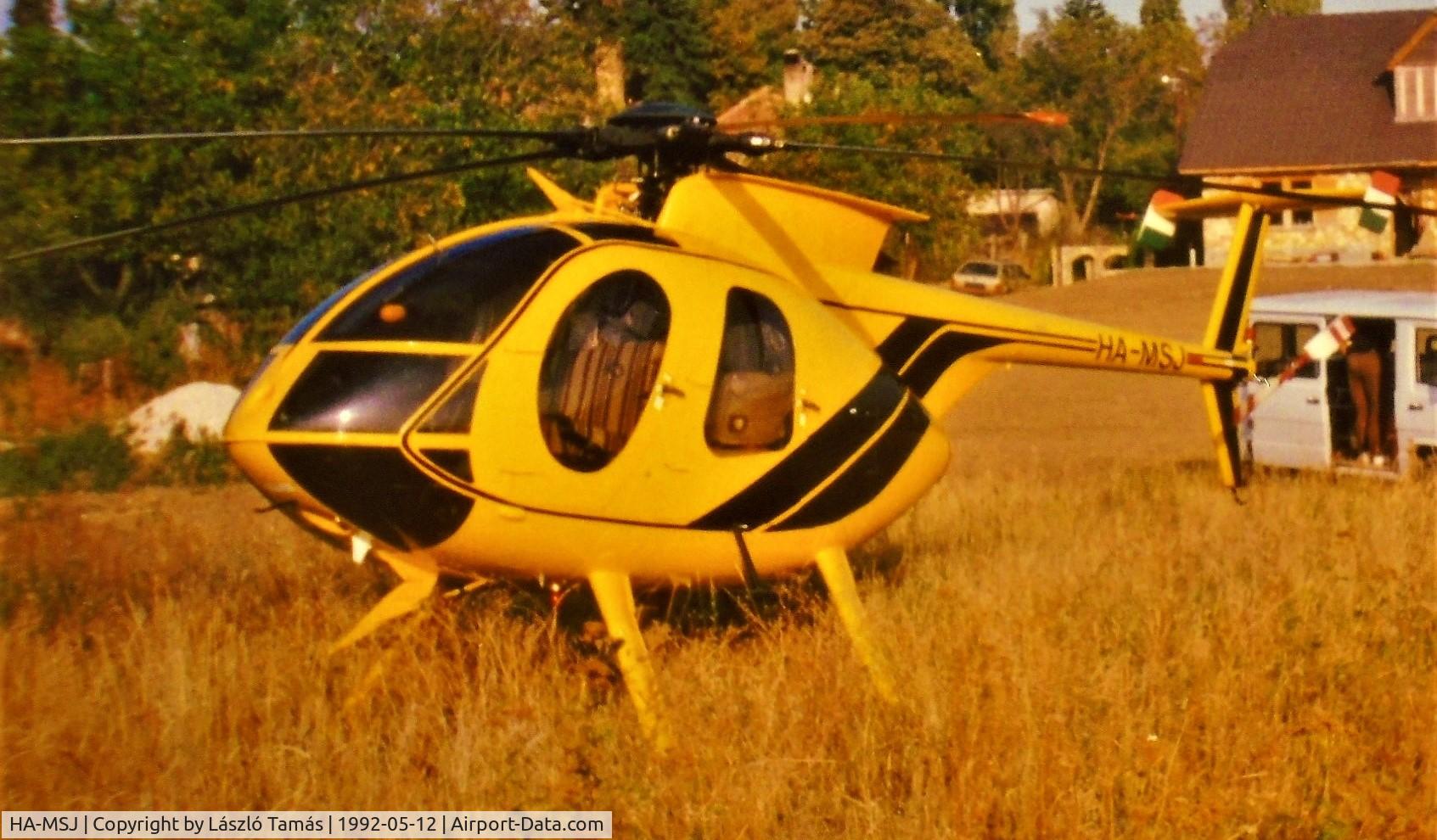 HA-MSJ, 1988 McDonnell Douglas 500-E C/N 0311E, 1990-s...Those were happy days of hungarian aviation.
MD-500E, Air Service