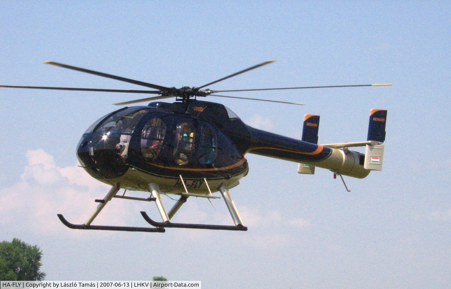 HA-FLY, MD Helicopters 600N C/N RN055, MD-600N NOTAR take off from LHKV