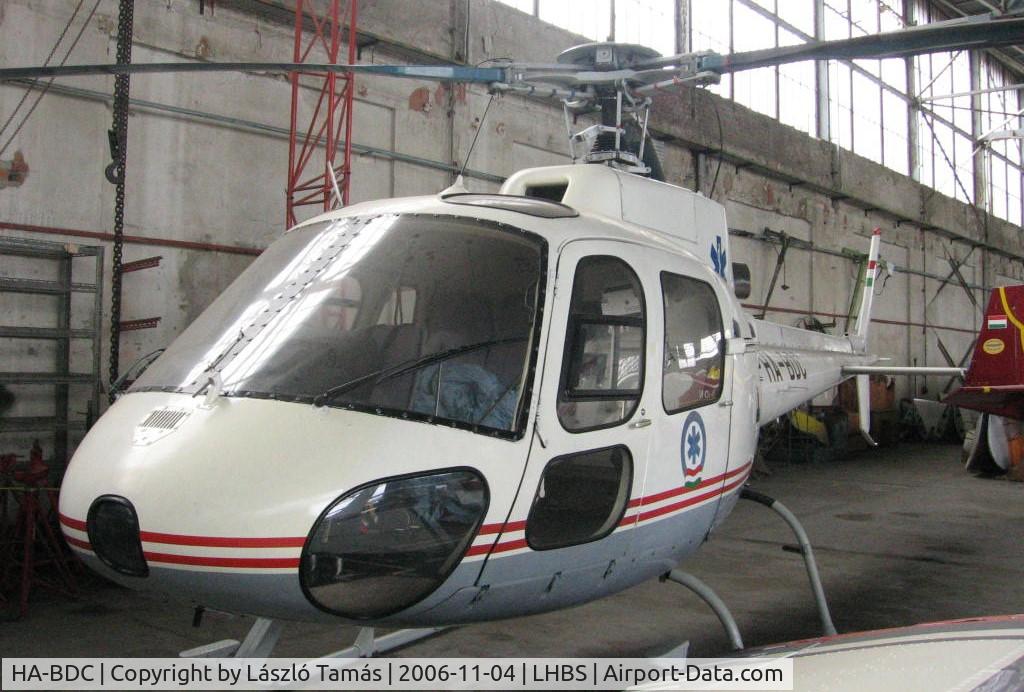 HA-BDC, 1994 Aerospatiale AS-350B Ecureuil C/N 1715, The ex-air ambulance Écureuil (Budaörs airport)