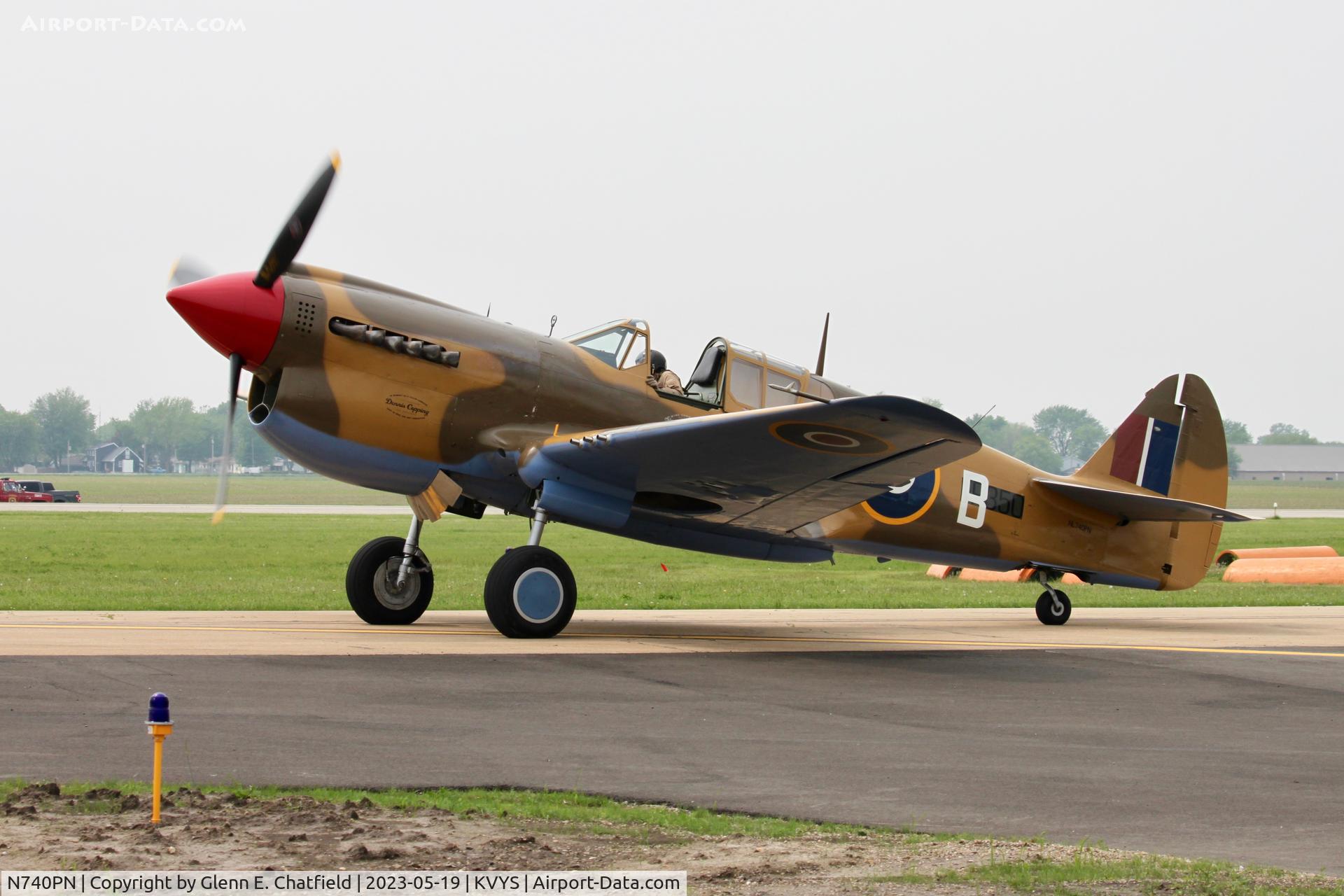 N740PN, 1943 Curtiss P-40N-1-CU C/N AC42-104827, At the TBM reunion, now as N740PN