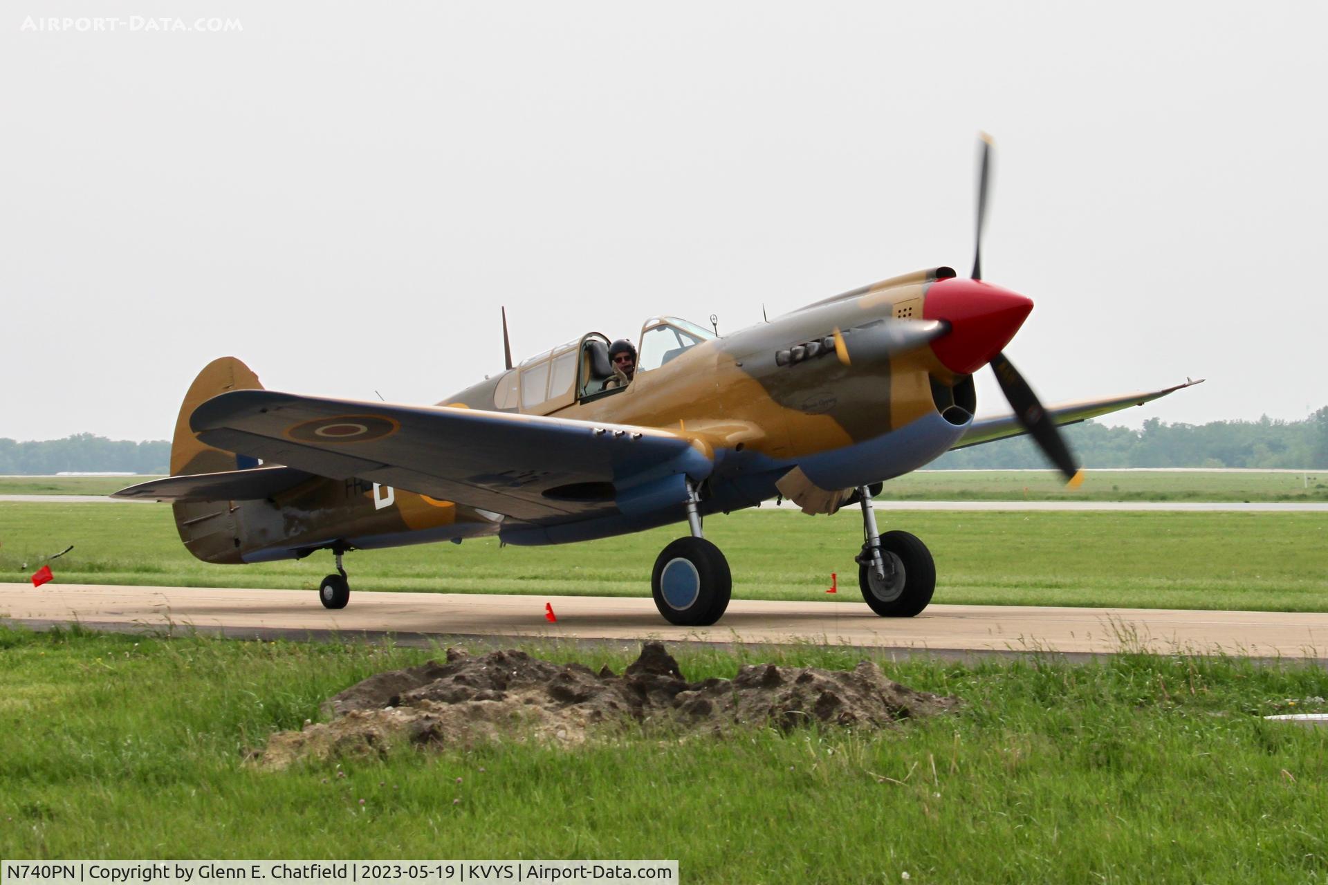 N740PN, 1943 Curtiss P-40N-1-CU C/N AC42-104827, At the TBM reunion, now as N740PN