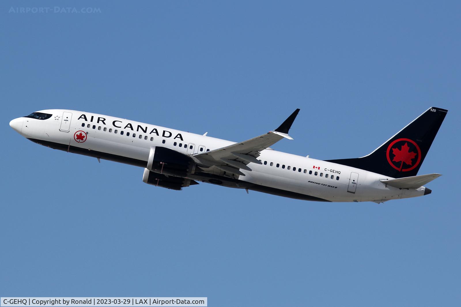 C-GEHQ, 2019 Boeing 737-8 MAX C/N 61226, at lax
