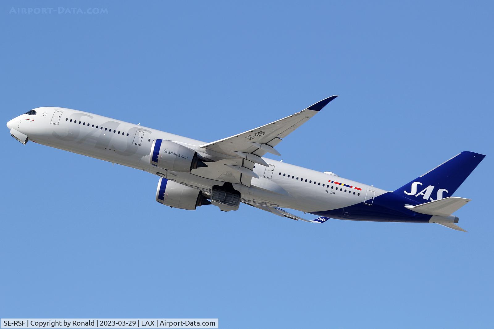 SE-RSF, 2021 Airbus A350-941 C/N 499, at lax