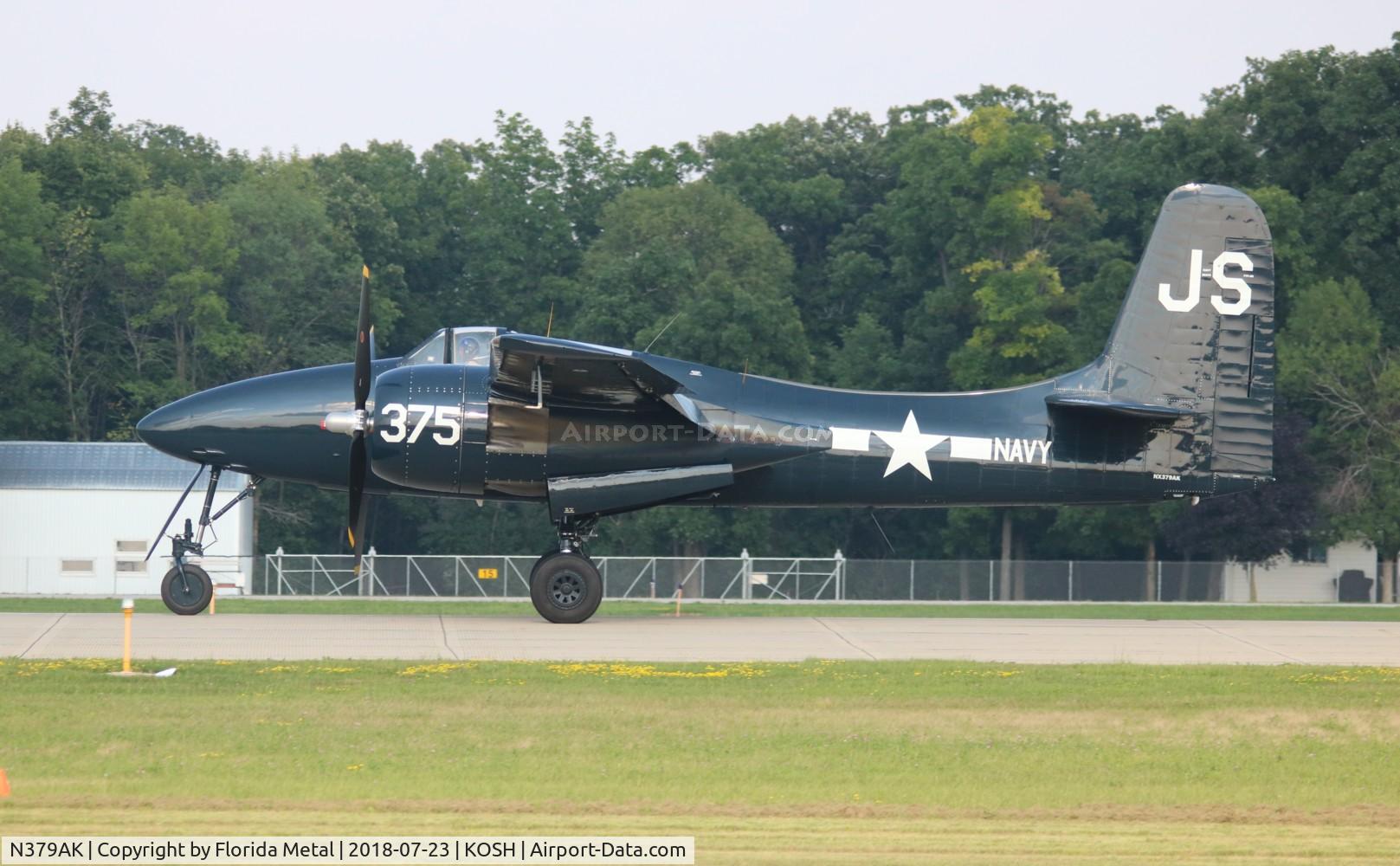 N379AK, Grumman F7F-3N Tigercat C/N 80375, F7F zx