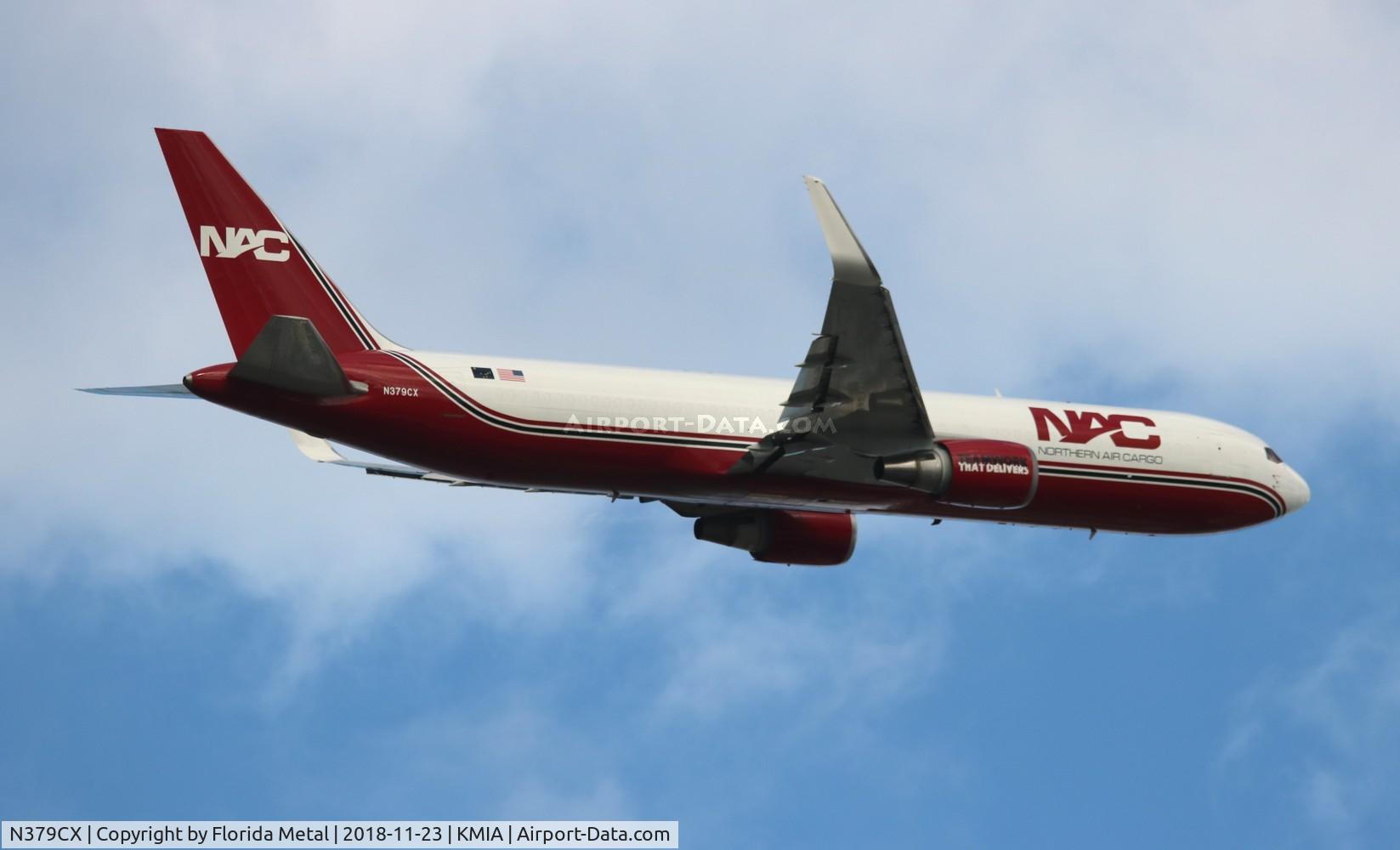 N379CX, 1992 Boeing 767-323 C/N 25199, NAC 767-300F zx MIA-SJU