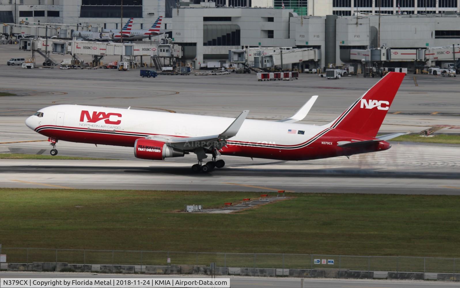N379CX, 1992 Boeing 767-323 C/N 25199, NAC 767-300F zx SJU-MIA