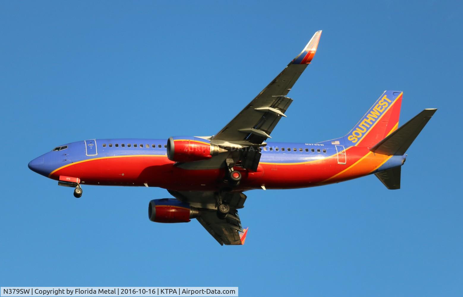 N379SW, 1994 Boeing 737-3H4 C/N 26586, SWA 733 canyon blue zx RDU-TPA