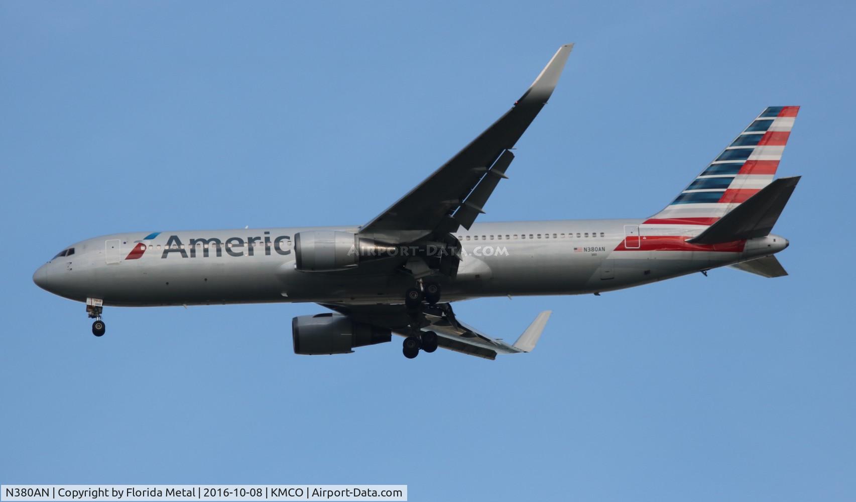 N380AN, 1993 Boeing 767-323 C/N 25449, AAL 763 nc zx DFW-MCO