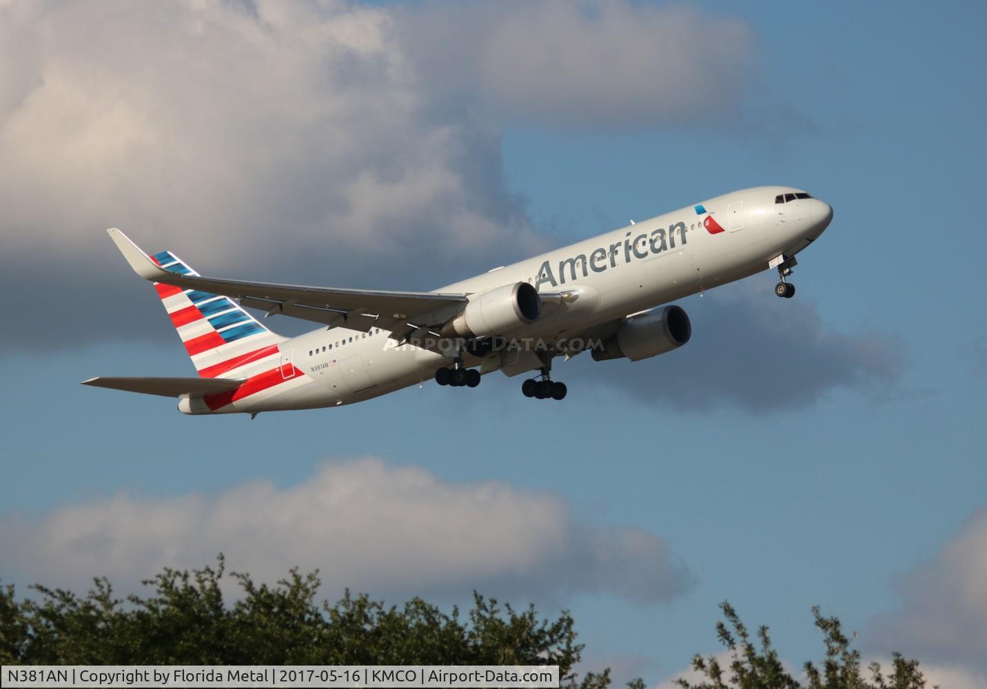 N381AN, 1993 Boeing 767-323 C/N 25450, AAL 763 nc zx MCO-MIA