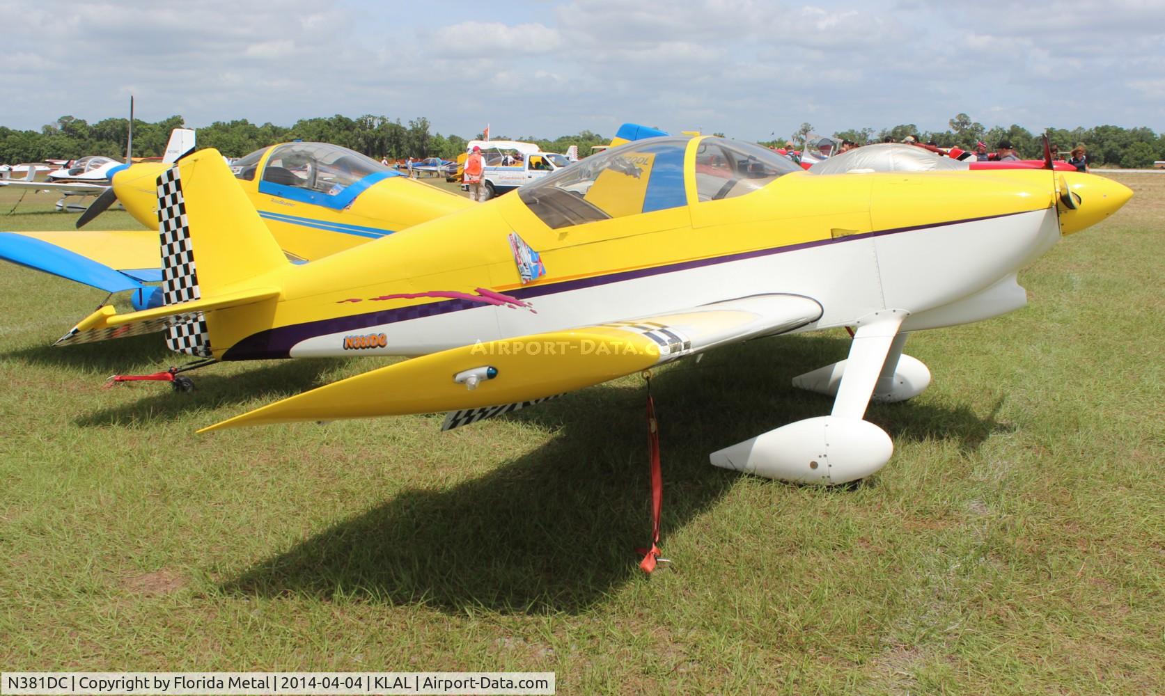 N381DC, 2001 Vans RV-6 C/N 25265, RV-6 zx