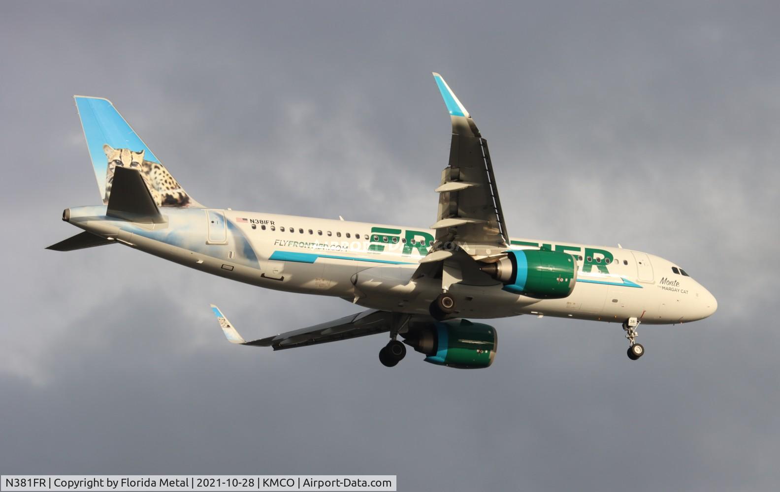 N381FR, 2021 Airbus A320-251NEO C/N 10544, FFT A32N Monty zx OKC-MCO