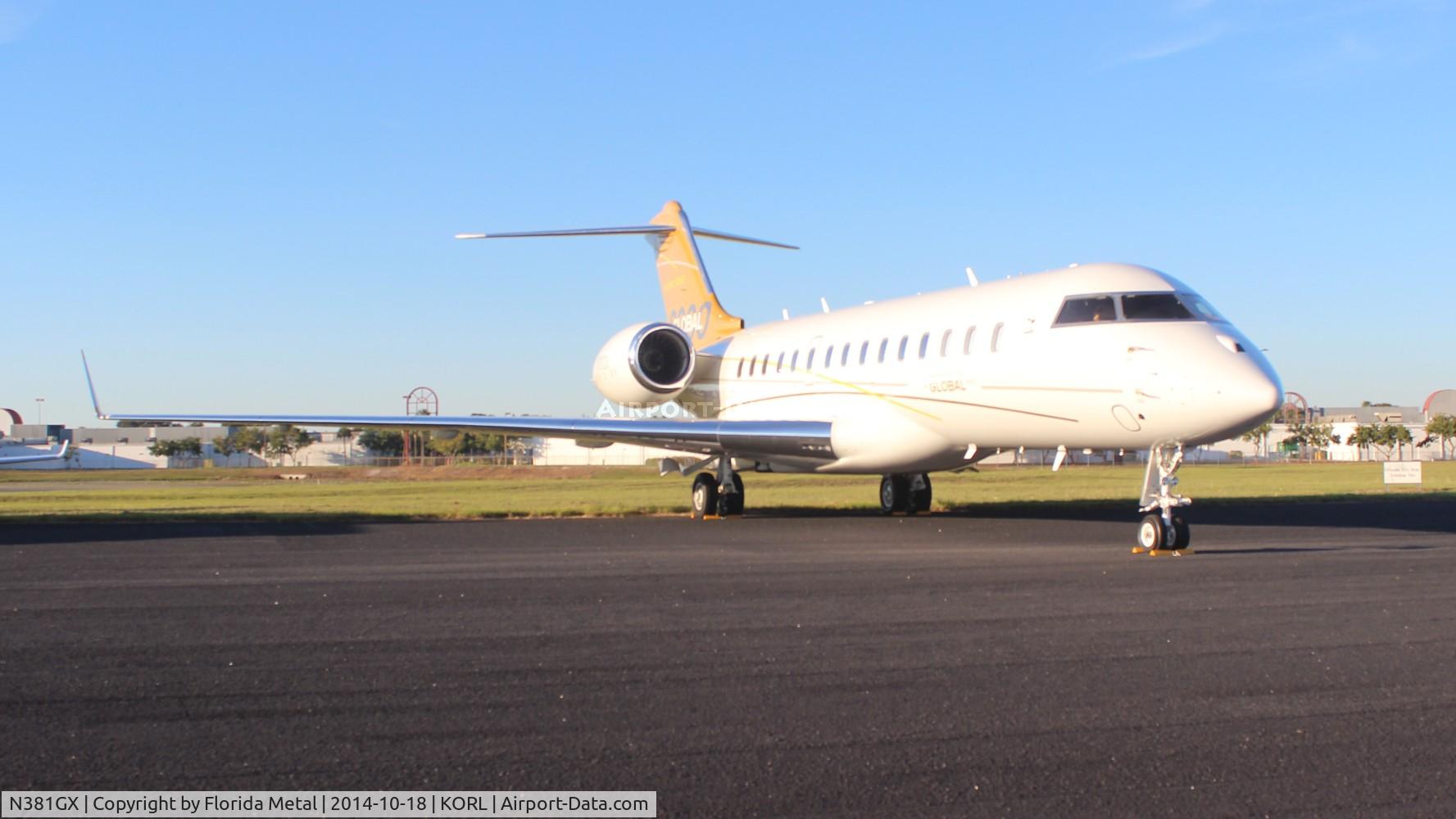 N381GX, 2012 Bombardier Global 6000 (BD-700-1A10) C/N 9381, Global 6000