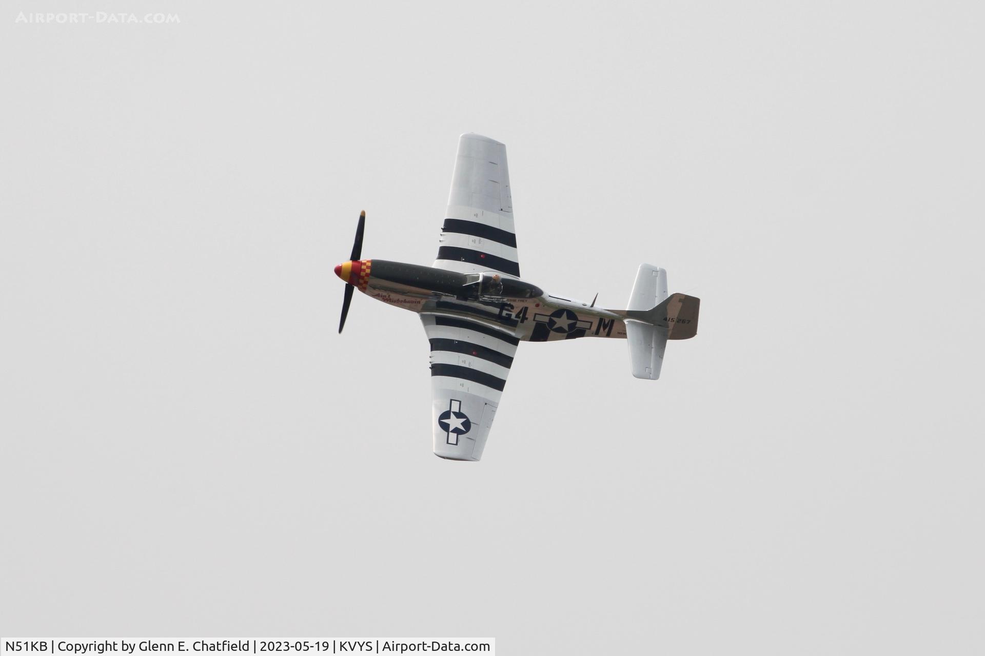 N51KB, 1961 North American F-51D Mustang C/N 44-74009, At the TBM Reunion