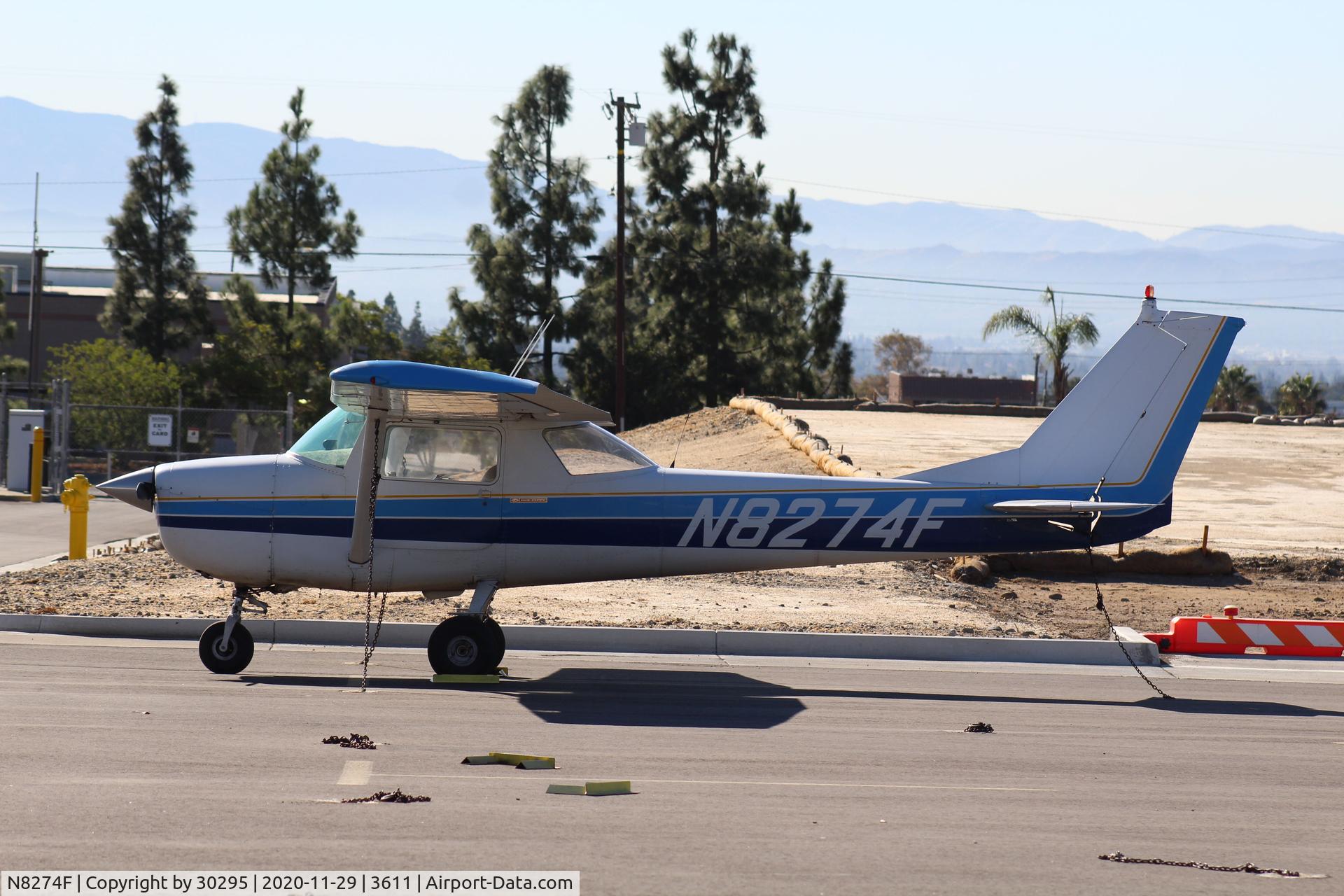 N8274F, 1966 Cessna 150F C/N 150-64374, Parked