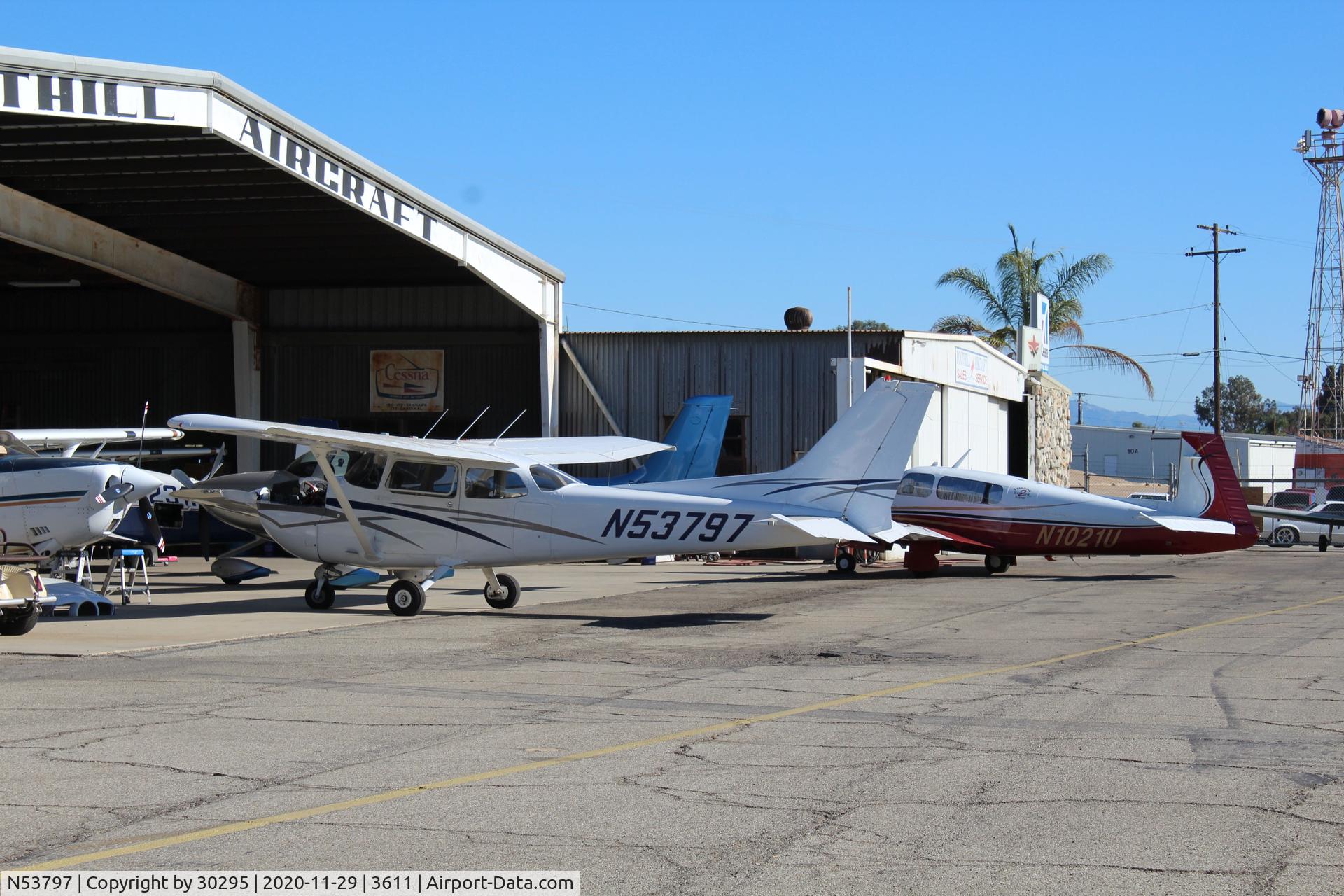 N53797, 1981 Cessna 172P Skyhawk C/N 172-74819, Being worked on