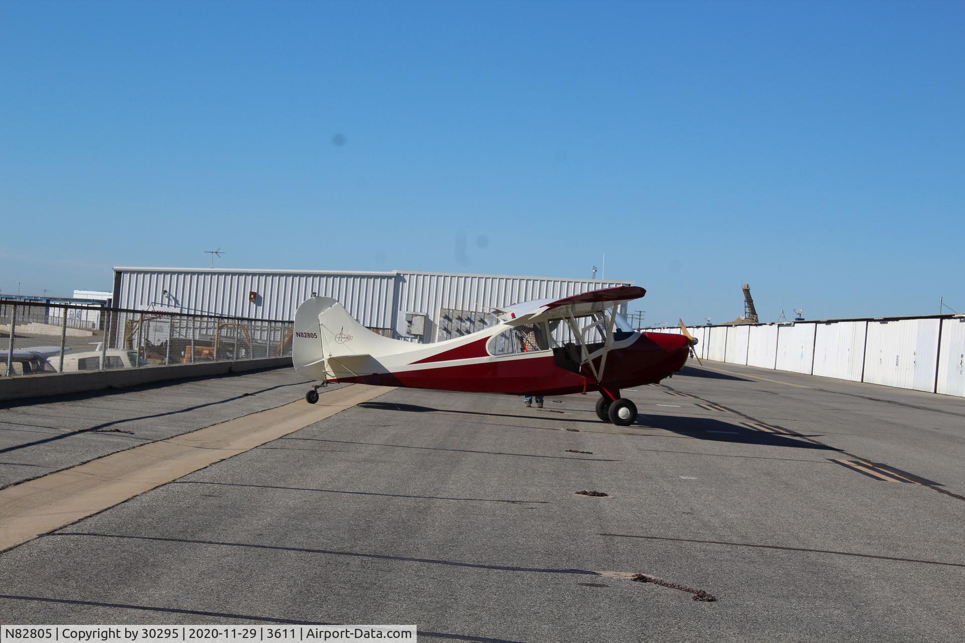 N82805, 1946 Aeronca 7AC Champion C/N 7AC-1452, Parked