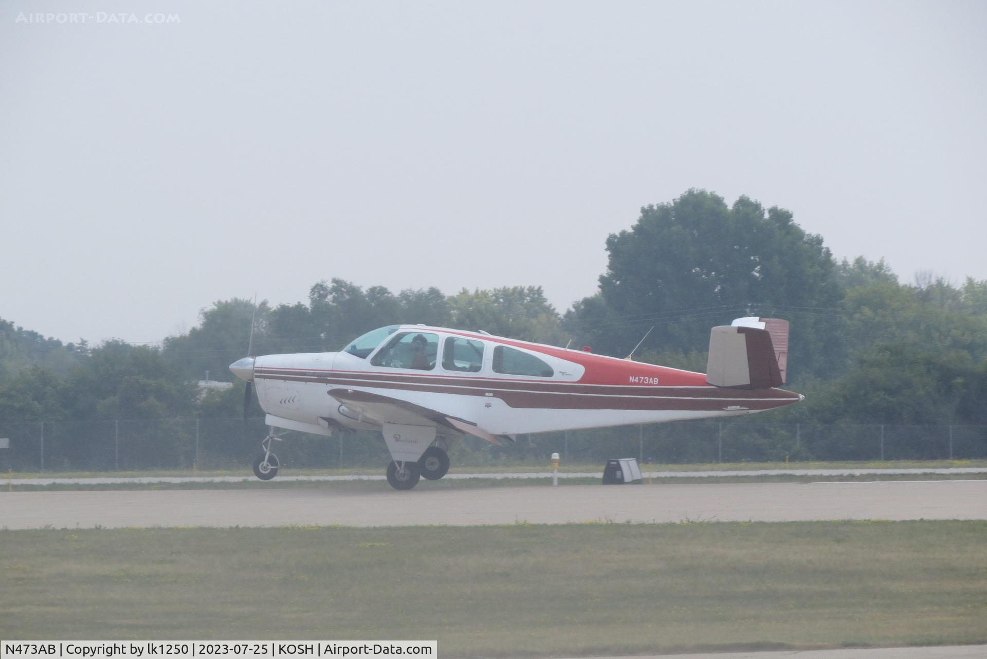 N473AB, 1948 Beech A35 Bonanza C/N D-1578, This Beech A35 Bonanza arrived at Air Venture on July 25 2023.