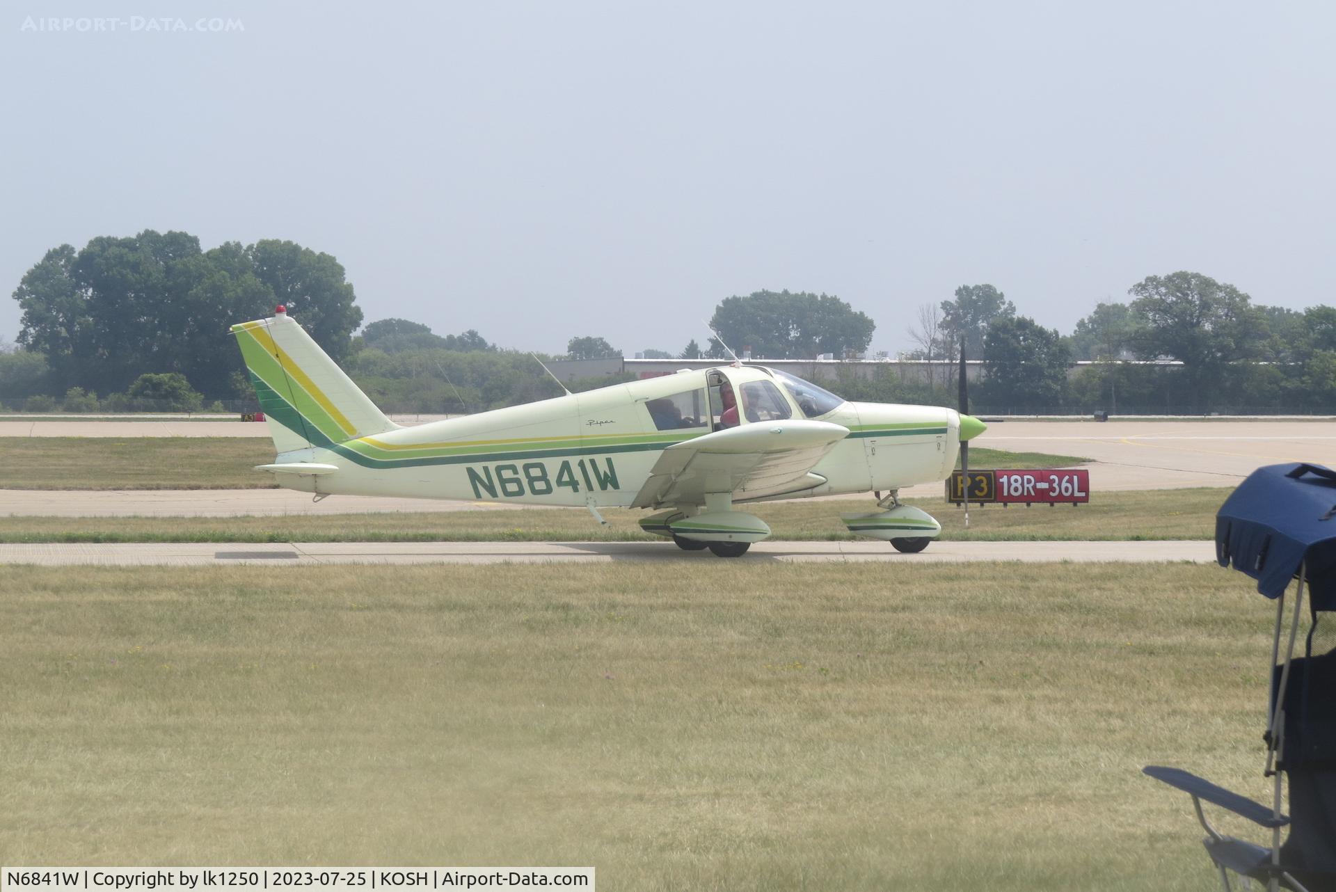 N6841W, 1965 Piper PA-28-140 C/N 28-20984, This Piper PA28-140 Cherokee arrived at Air Venture 2023