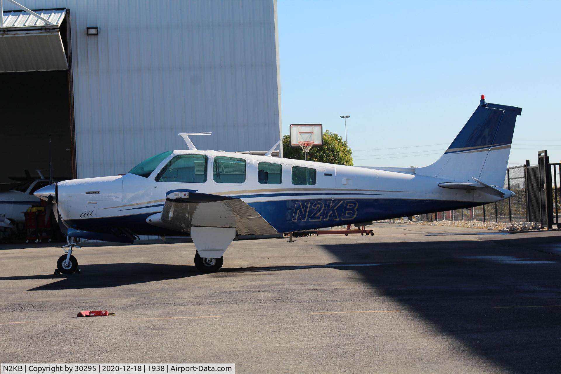 N2KB, 1974 Beech A36 Bonanza 36 C/N E-599, Parked