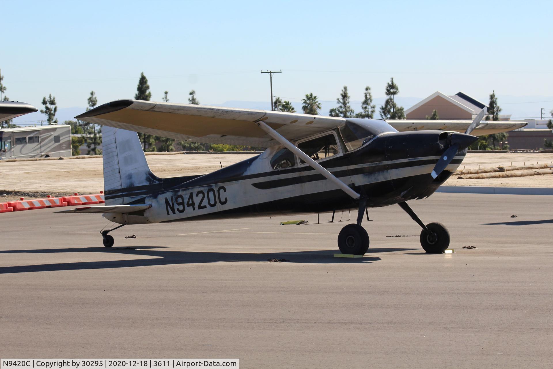 N9420C, 1955 Cessna 180 C/N 31818, Parked