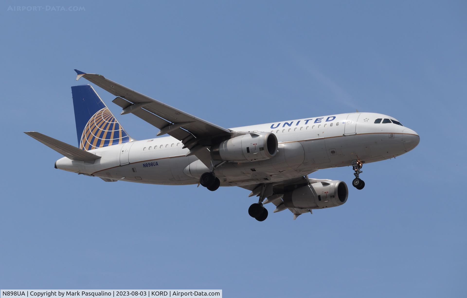 N898UA, 2007 Airbus A319-132 C/N 3311, Airbus A319-132