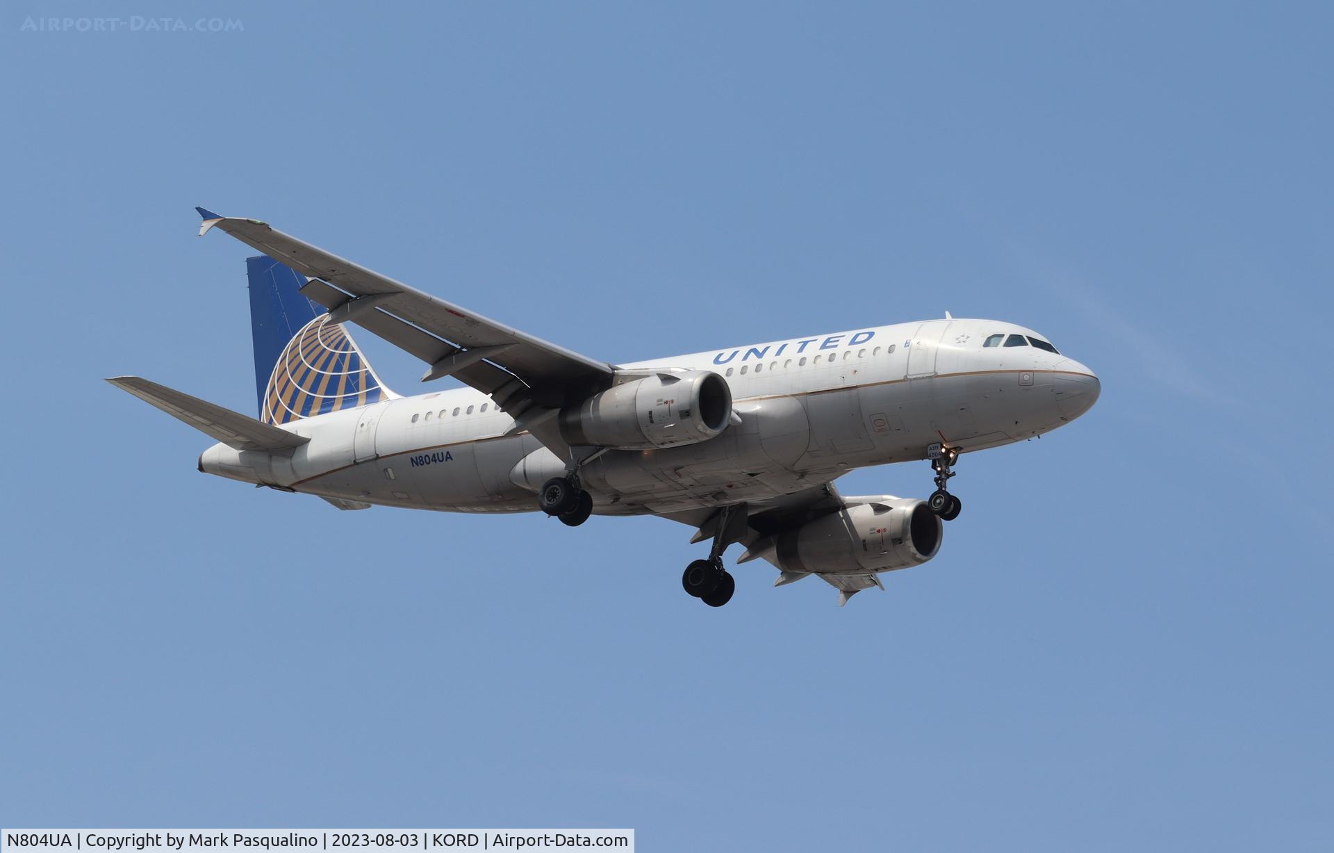 N804UA, 1997 Airbus A319-131 C/N 759, Airbus A319-131