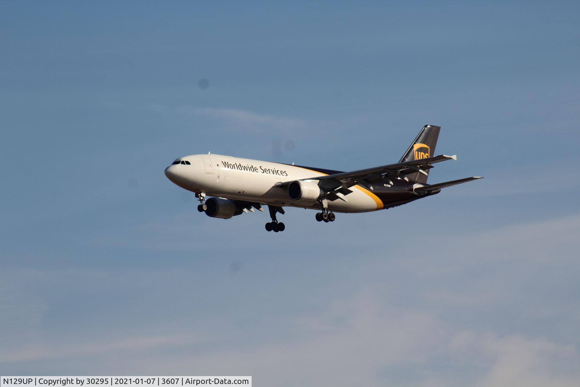 N129UP, 2001 Airbus A300F4-622R C/N 0813, Inbound