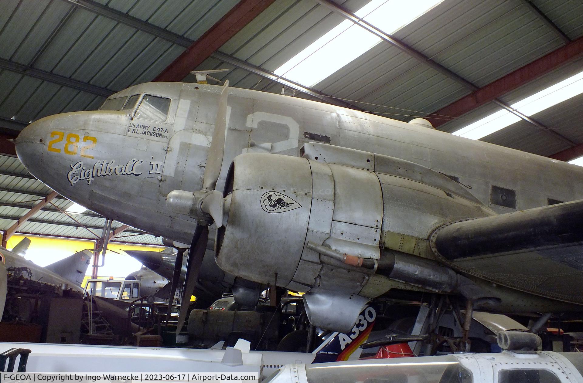 F-GEOA, 1945 Douglas C-47B C/N 32752, Douglas C-47B Skytrain at the Musee de l'Epopee de l'Industrie et de l'Aeronautique, Albert
