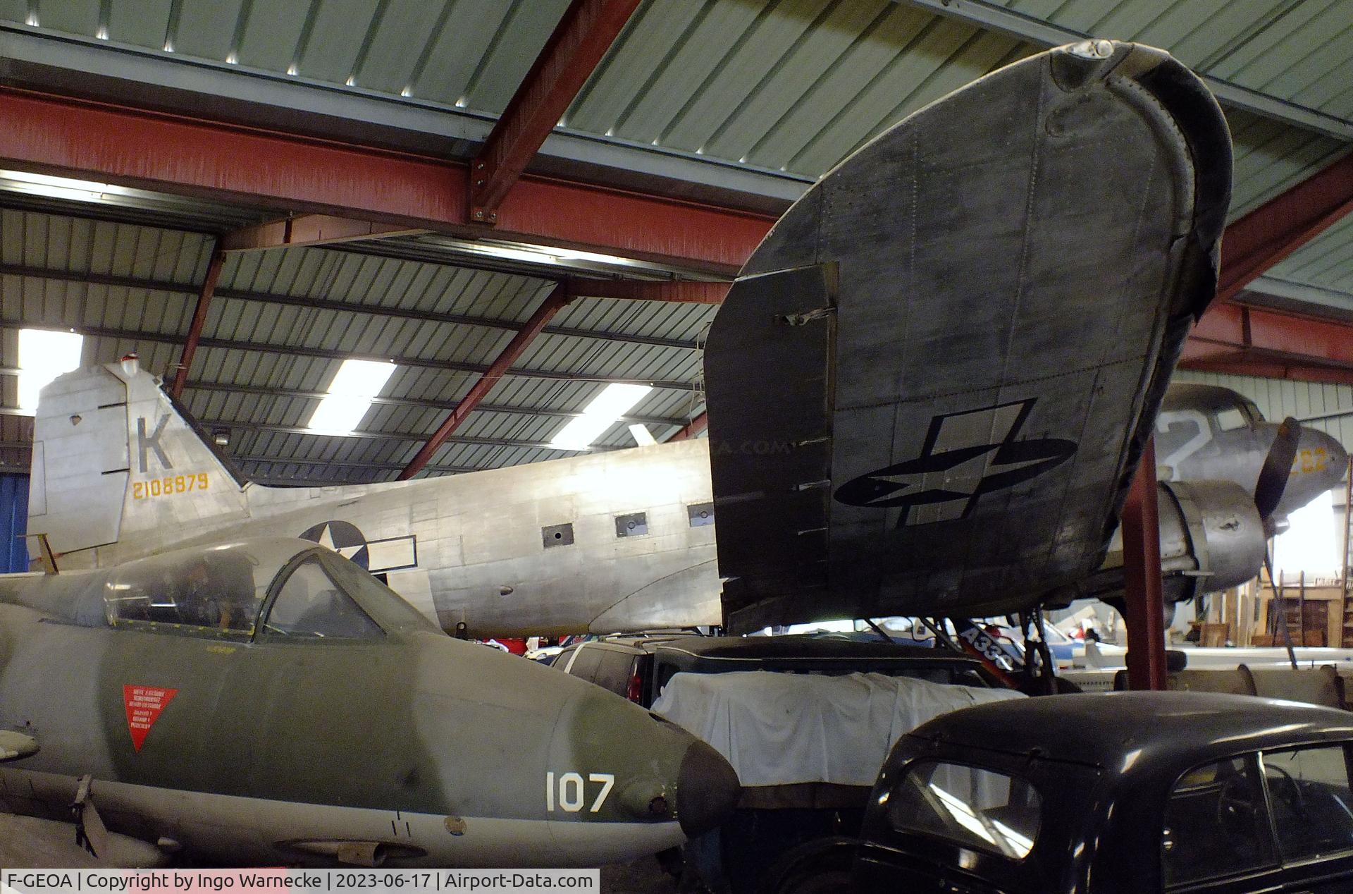 F-GEOA, 1945 Douglas C-47B C/N 32752, Douglas C-47B Skytrain at the Musee de l'Epopee de l'Industrie et de l'Aeronautique, Albert