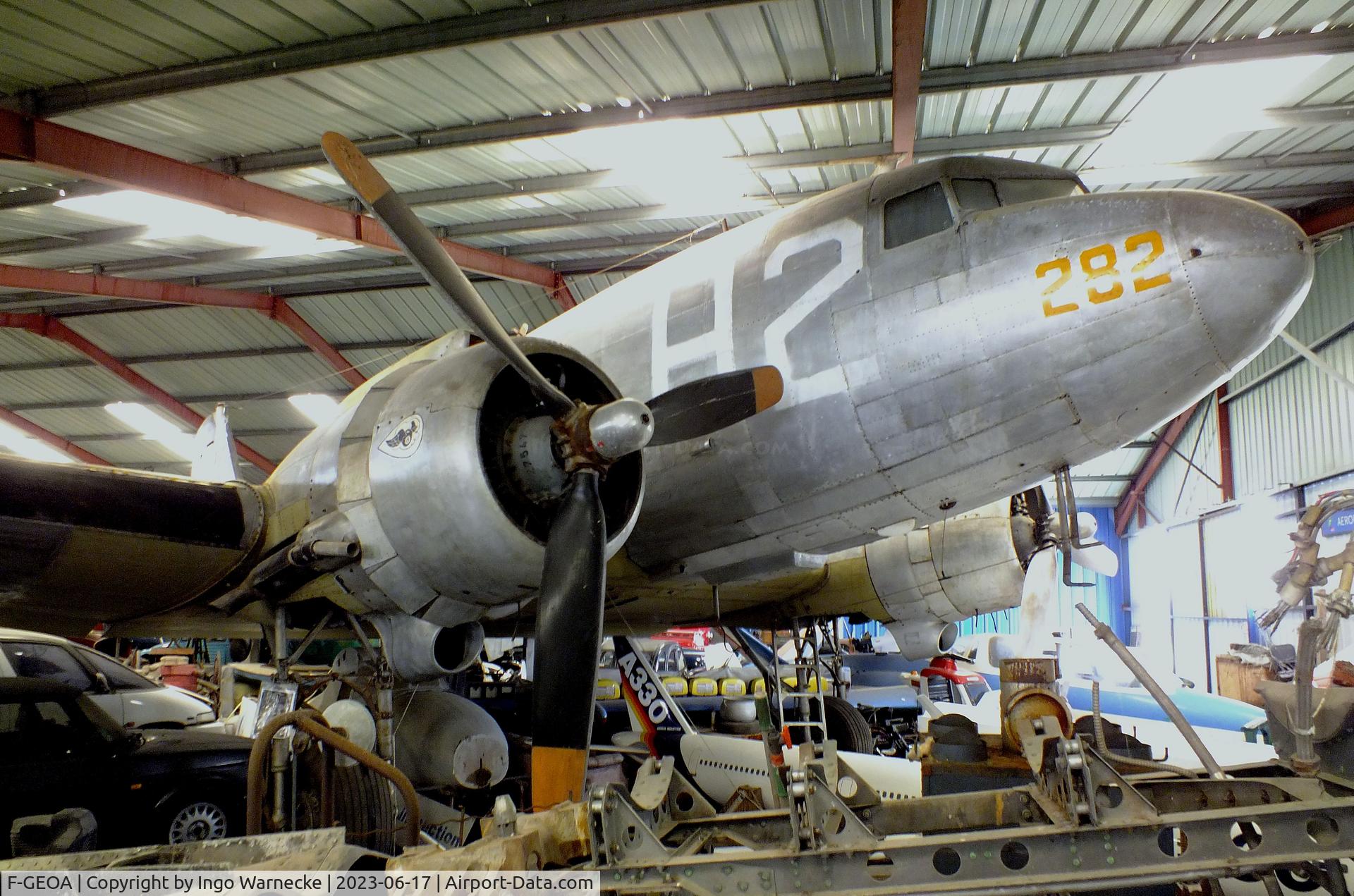 F-GEOA, 1945 Douglas C-47B C/N 32752, Douglas C-47B Skytrain at the Musee de l'Epopee de l'Industrie et de l'Aeronautique, Albert